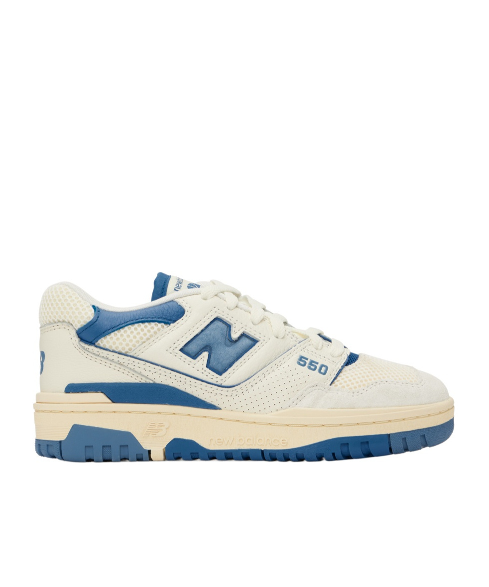 Shop New Balance Round Head Low-cut Casual Shoes In White