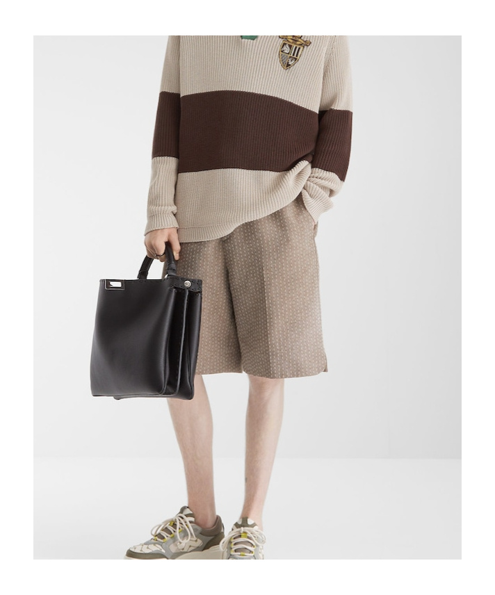 Fendi Selleria Peekaboo Iseeu Soft Medium In Black