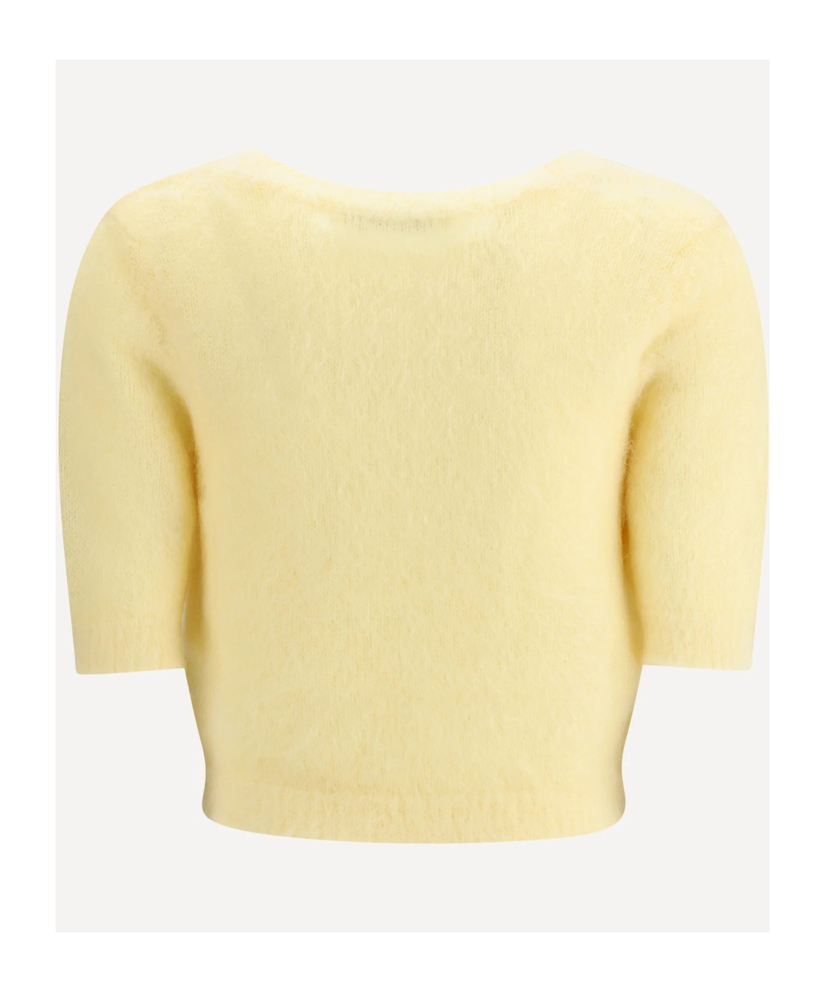 Alessandra Rich Short-sleeved Sweater In White