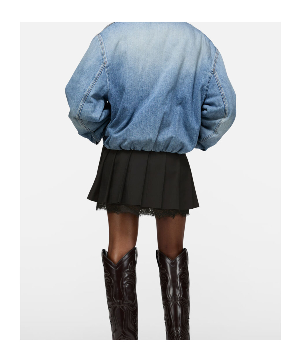 Acne Studios Mini Pleated Skirt In Black