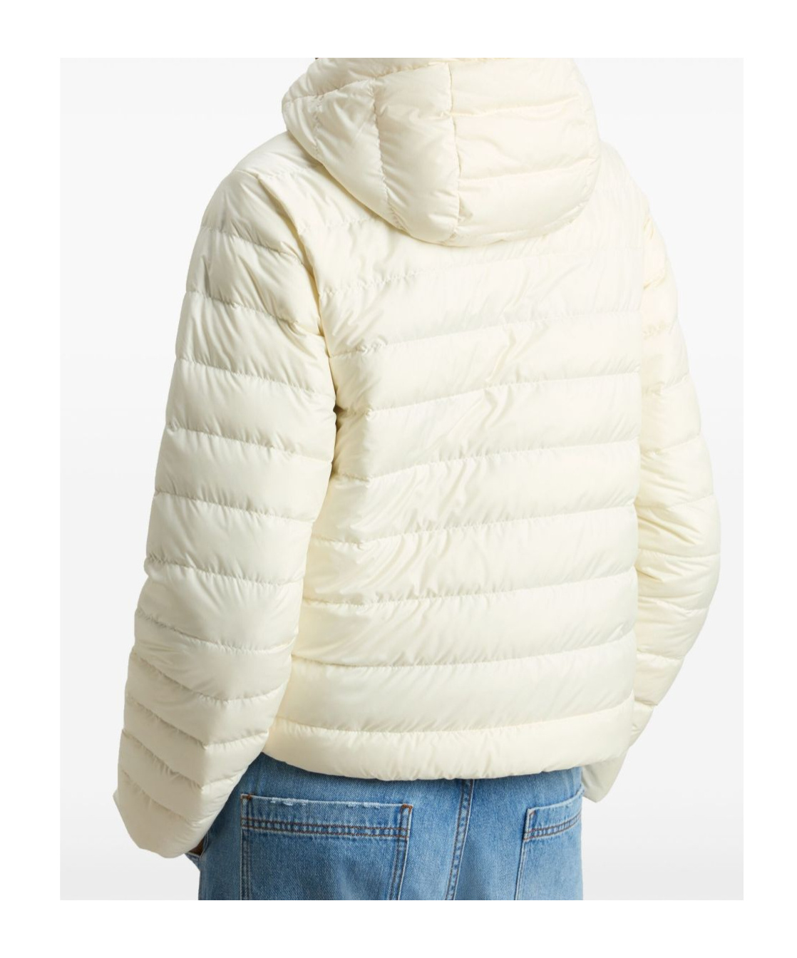 Shop Woolrich Quilted Hooded Jacket In White