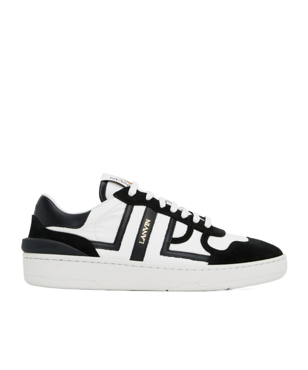 Shop Lanvin Clay Mesh Low-cut Casual Shoes In White