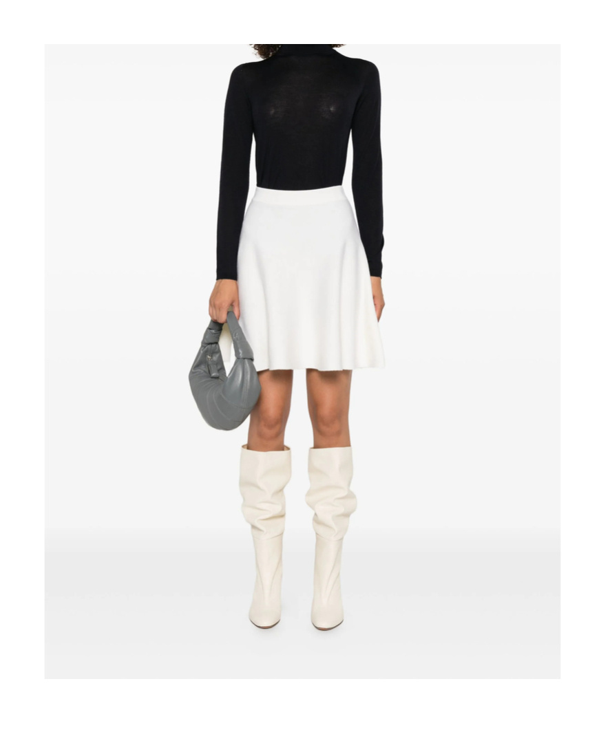 Max Mara Turtleneck Virgin-wool Sweater In Black