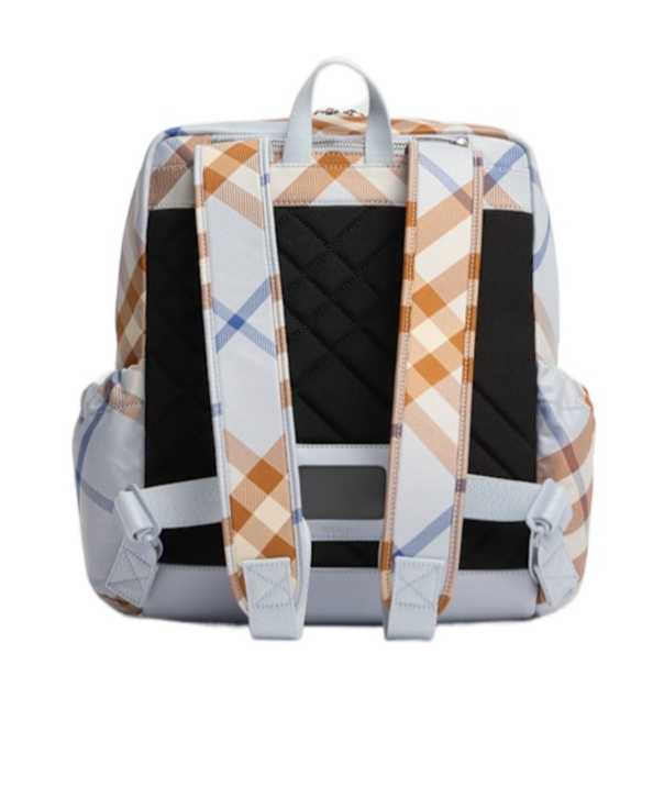 Burberry Check Print Nylon Backpack