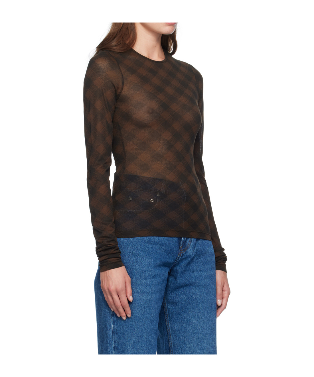 Ami Alexandre Mattiussi Fluide Long-sleeved T-shirt In Black