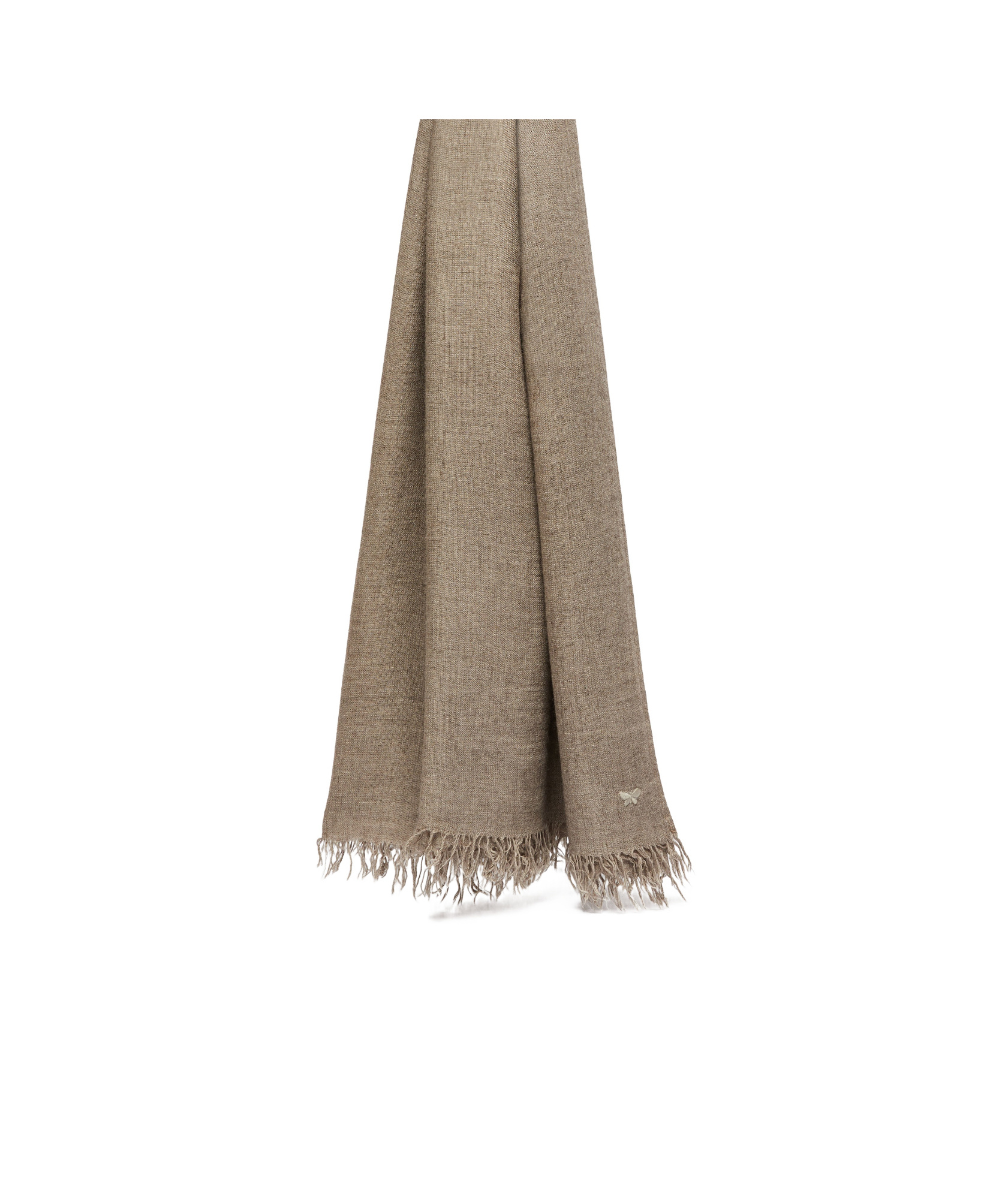 Weekend Max Mara Logo Scarf In Brown