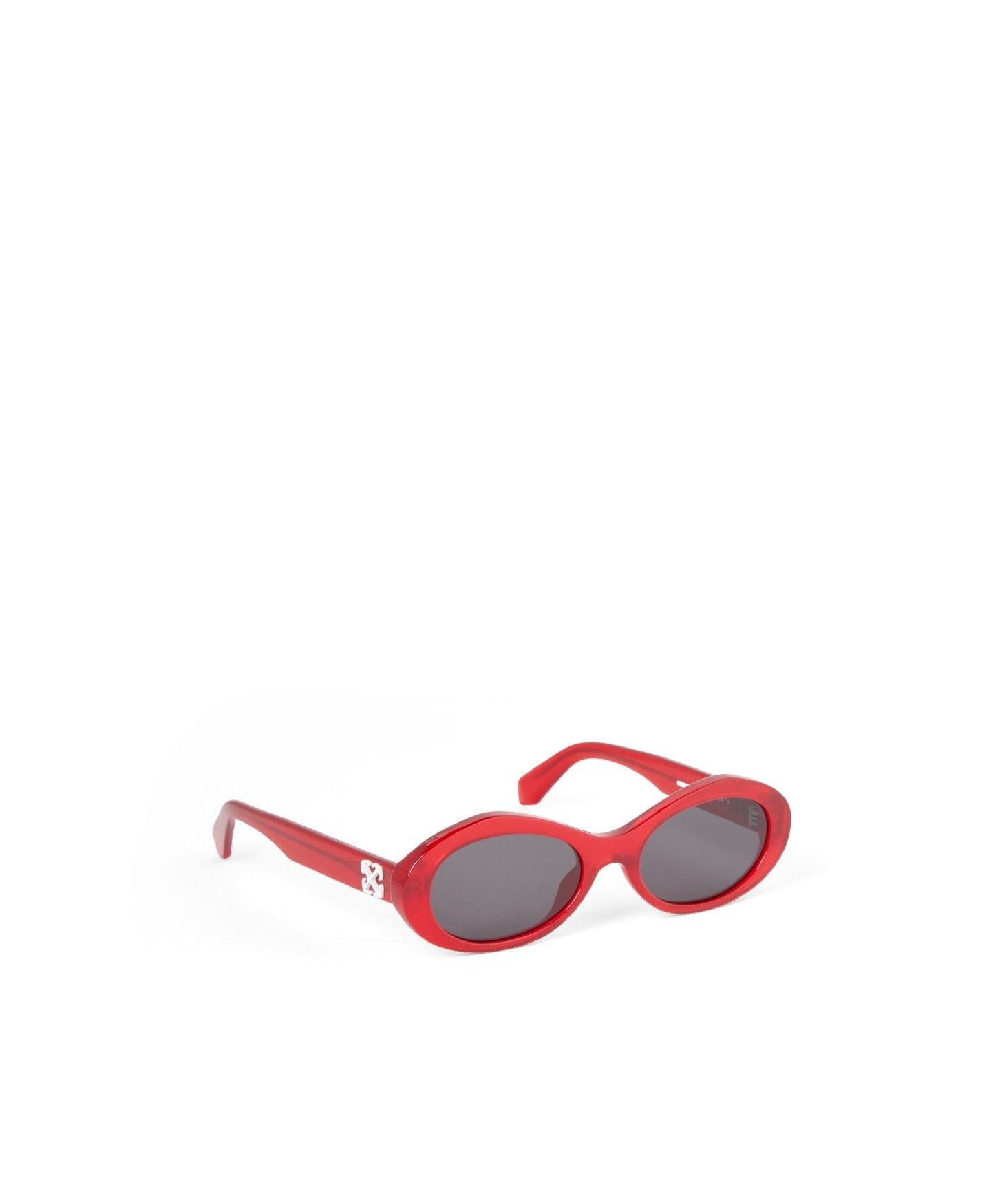 Off-white Men's Edison Acetate Oval Sunglasses In Gray