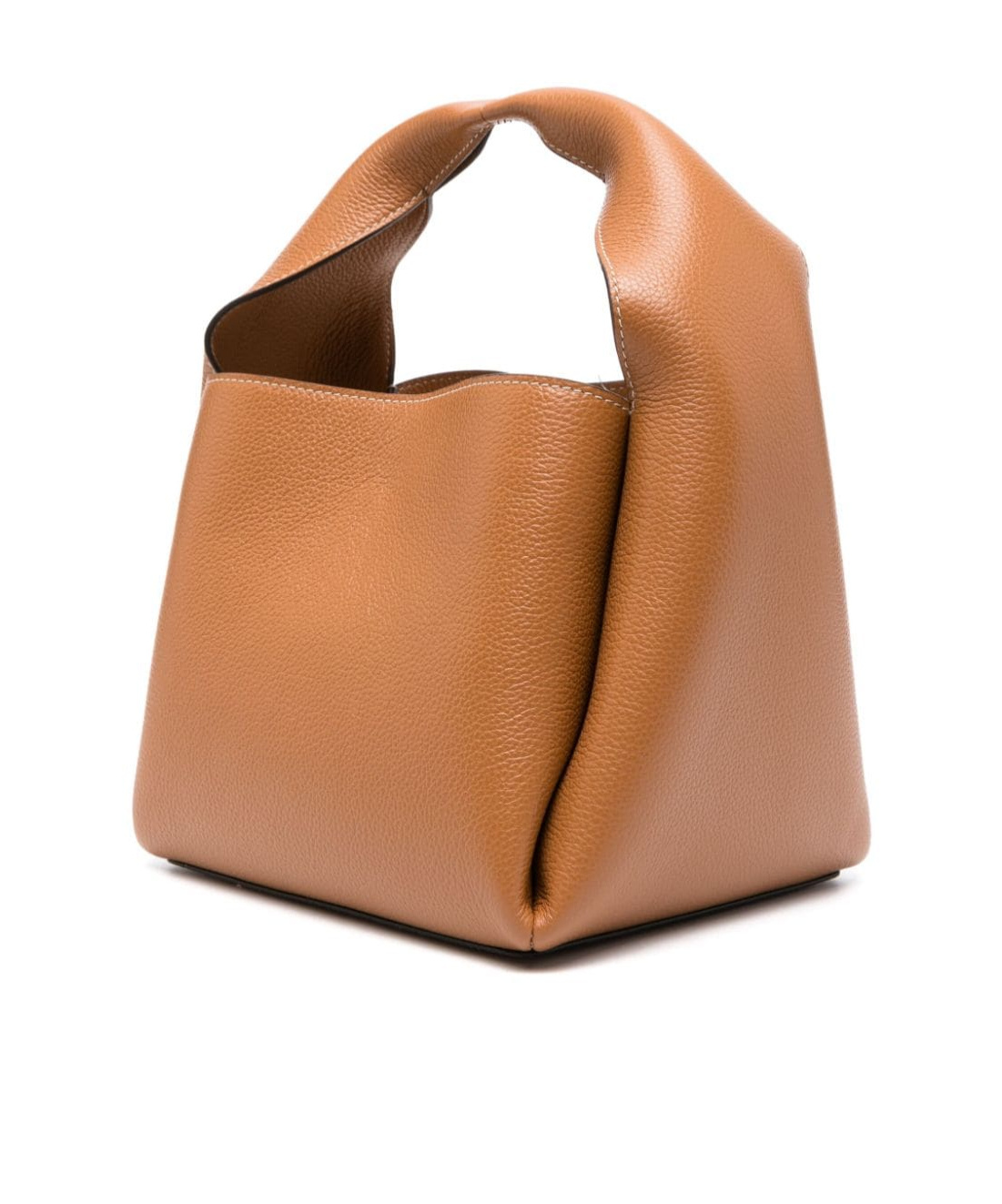 Totême Bucket Leather Tote Bag In Brown