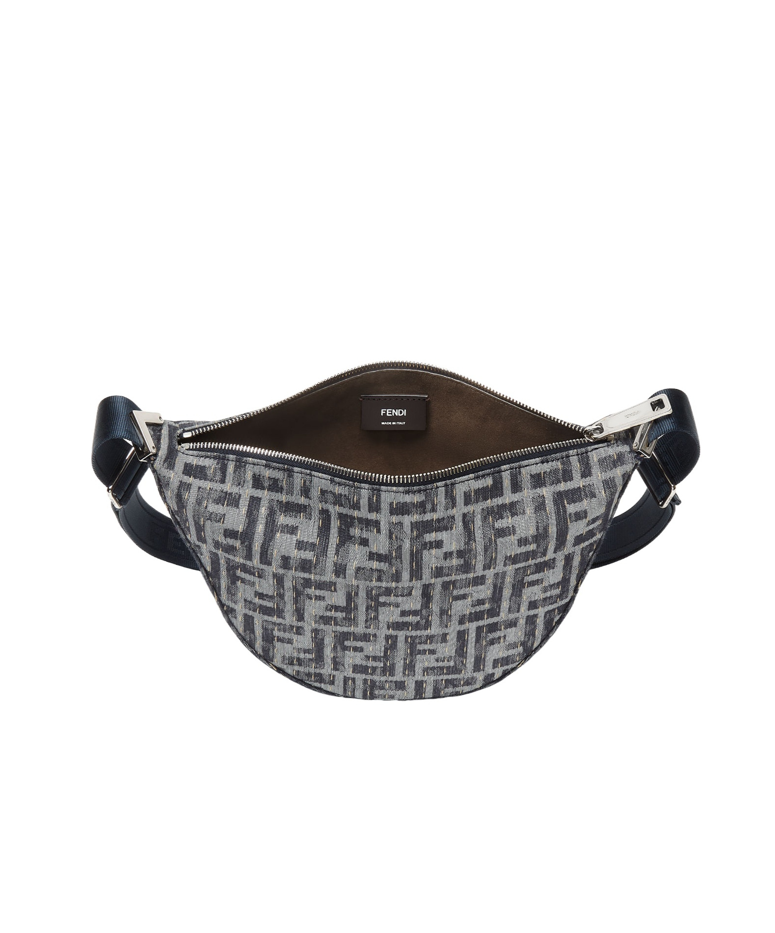 Fendi Ff Melon Small Shoulder Bag In Black