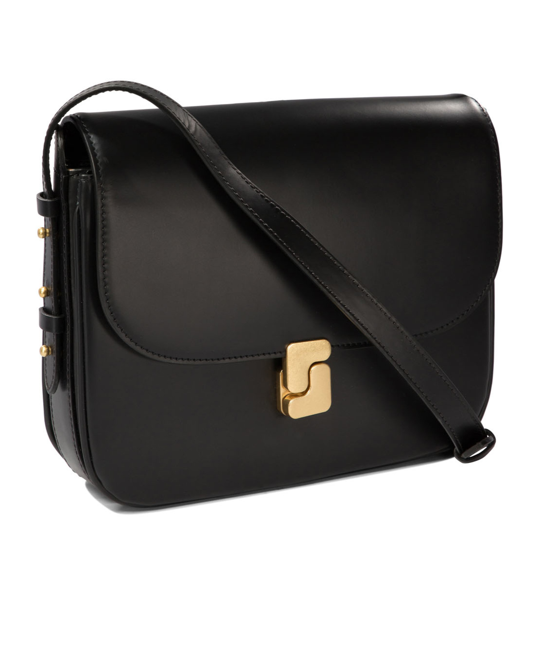 Soeur Flip Shoulder Bag In Black
