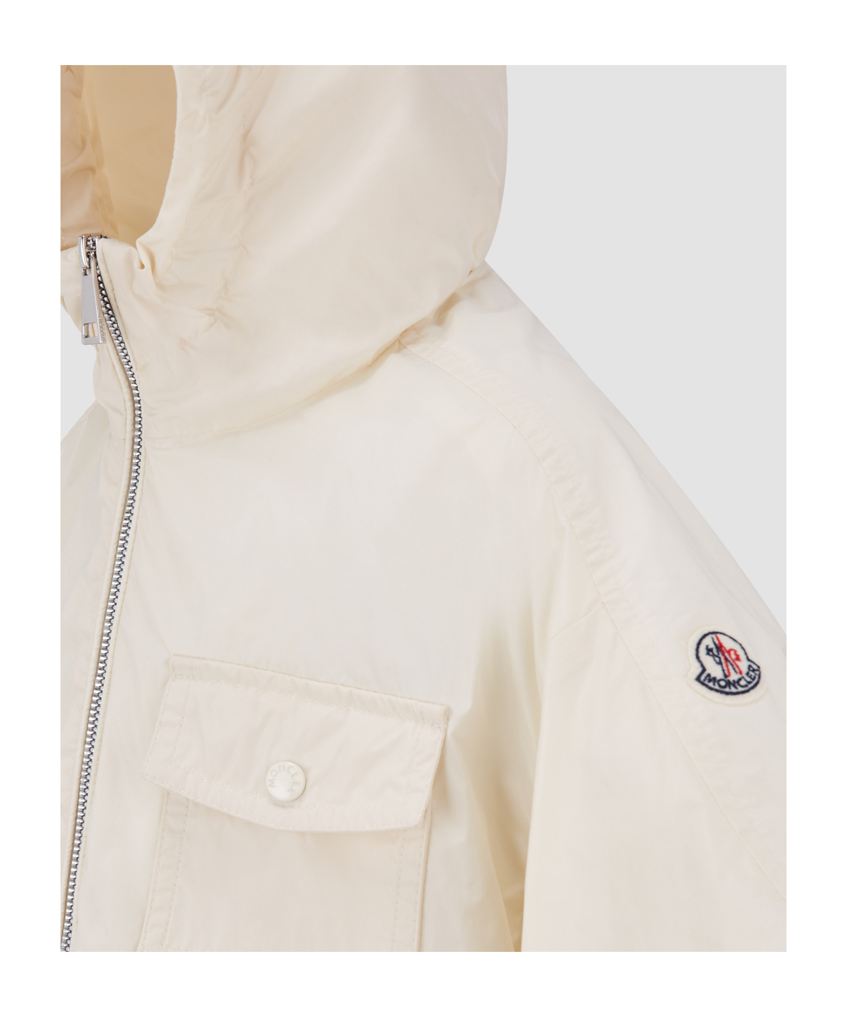 Moncler Tangeni Hooded Jacket In White