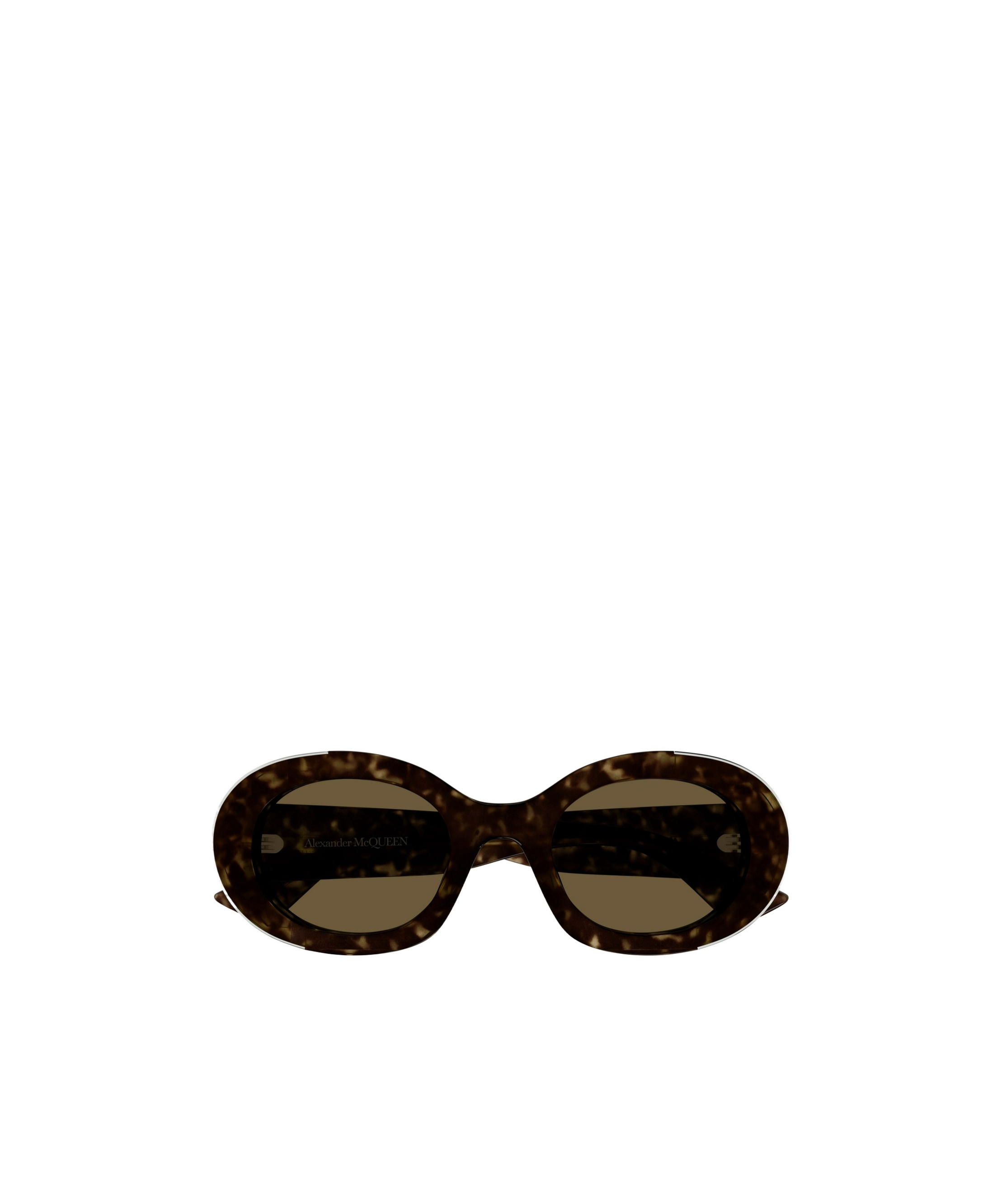 Alexander Mcqueen Eyewear Round Frame Sunglasses In Black