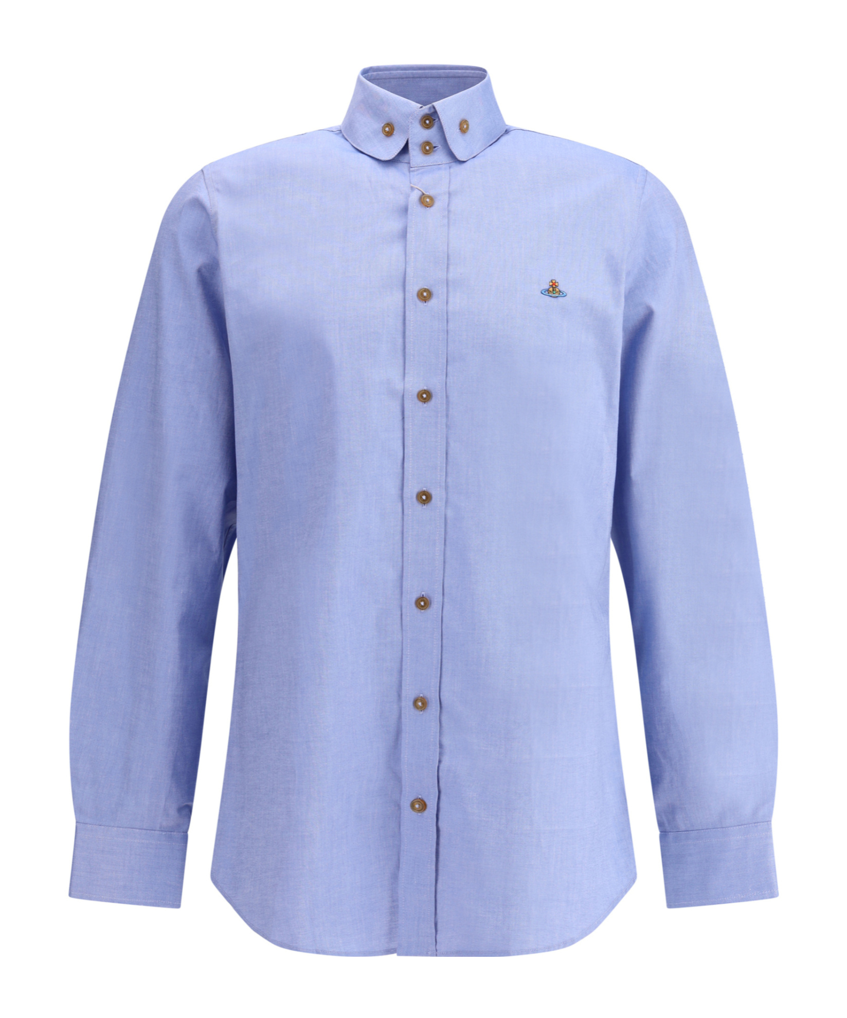 Vivienne Westwood Logo Orb Shirt In Blue