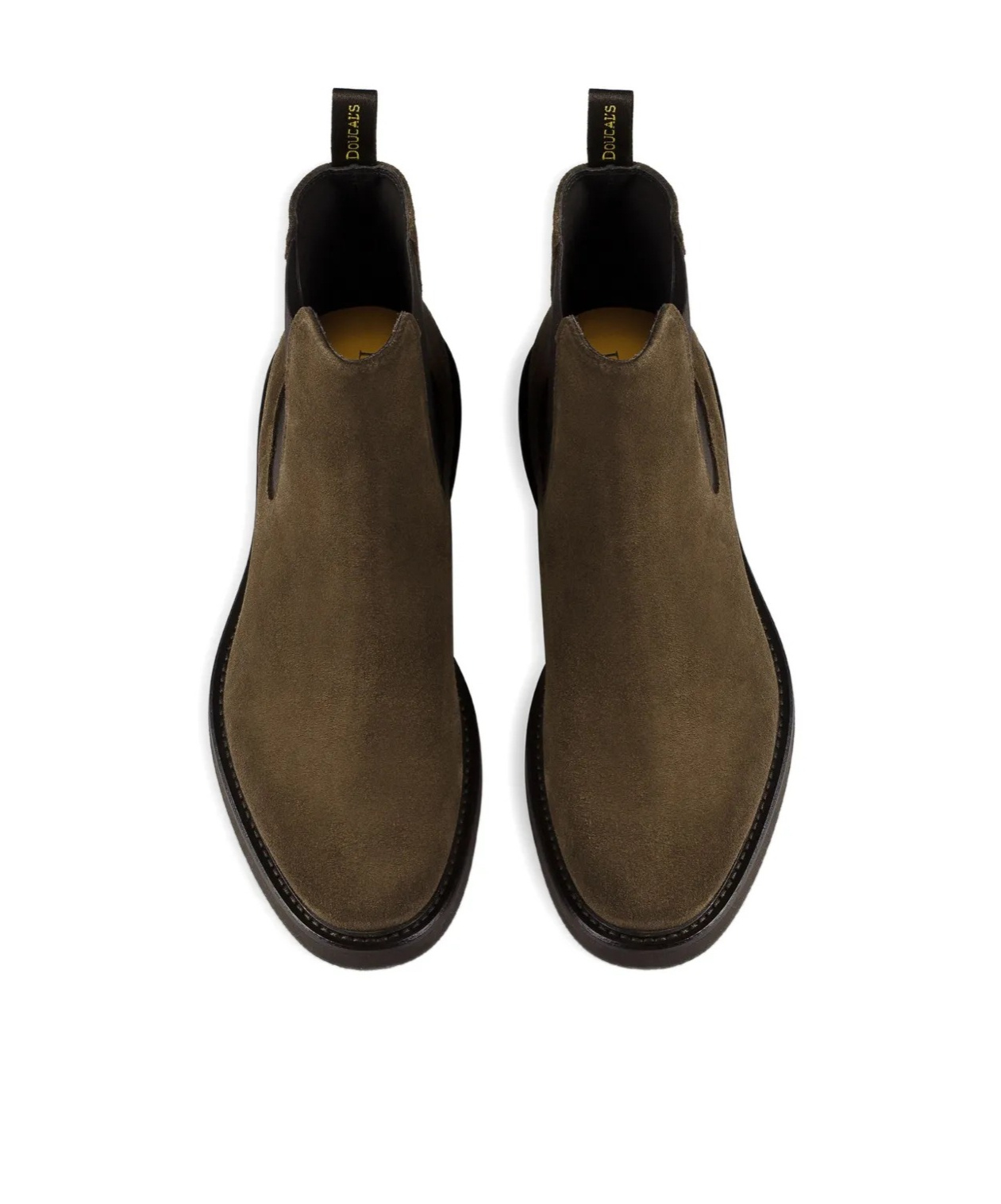 Doucal's Havana Suede Ankle Boot In Brown