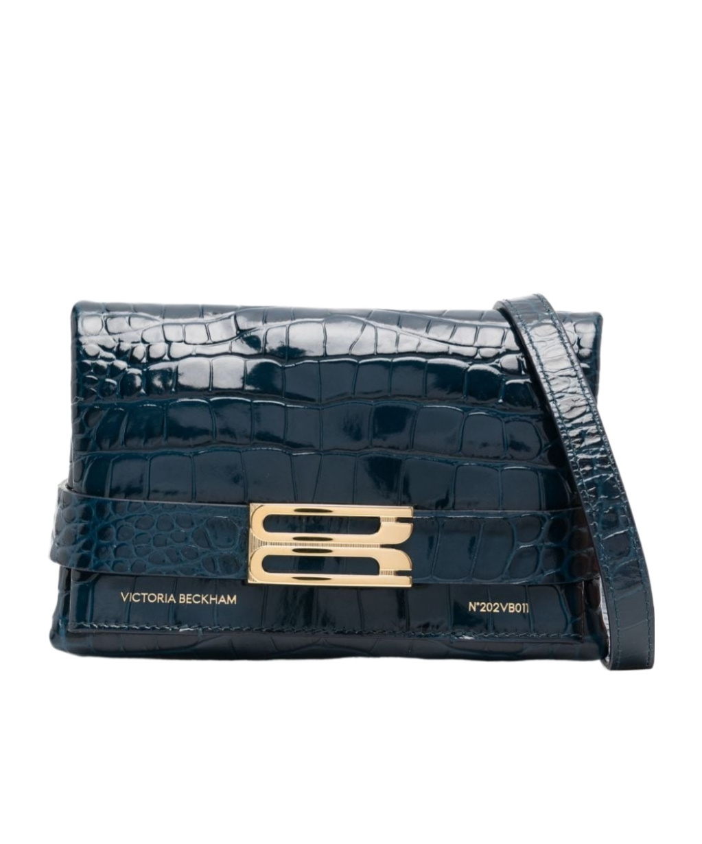 VICTORIA BECKHAM CROCODILE EMBLEM SIGN CROSS-BODY BAG 