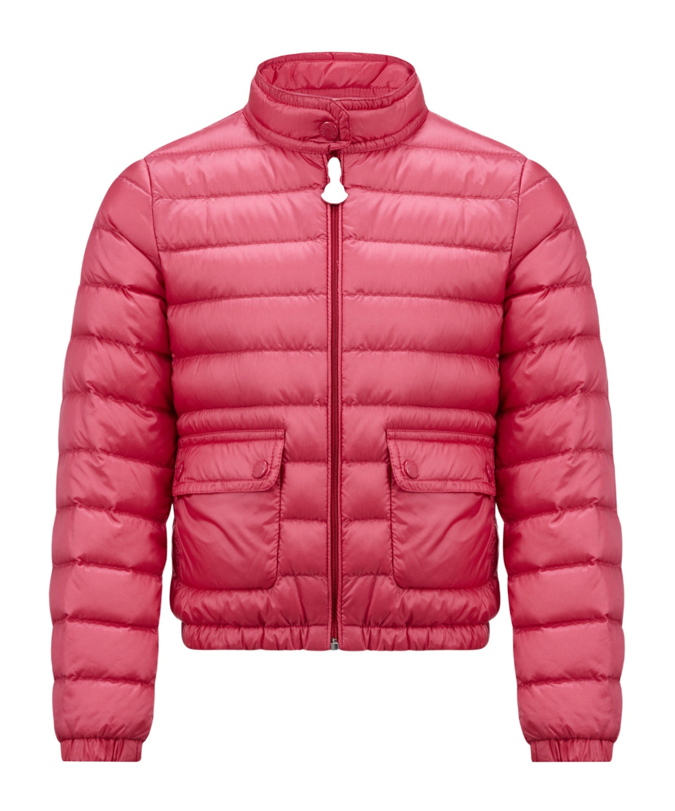 Moncler Long-sleeved Down Jacket In Red