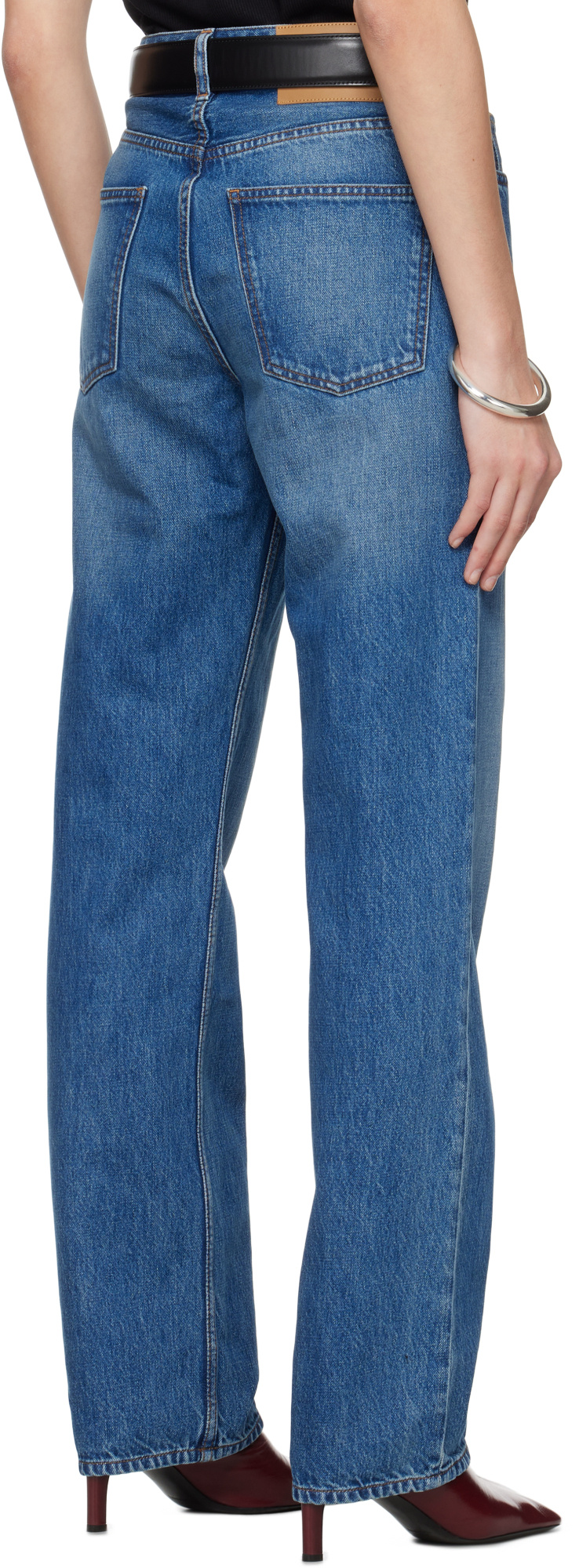 Kallmeyer Blue Farah Classic Bootcut Jeans In Blue