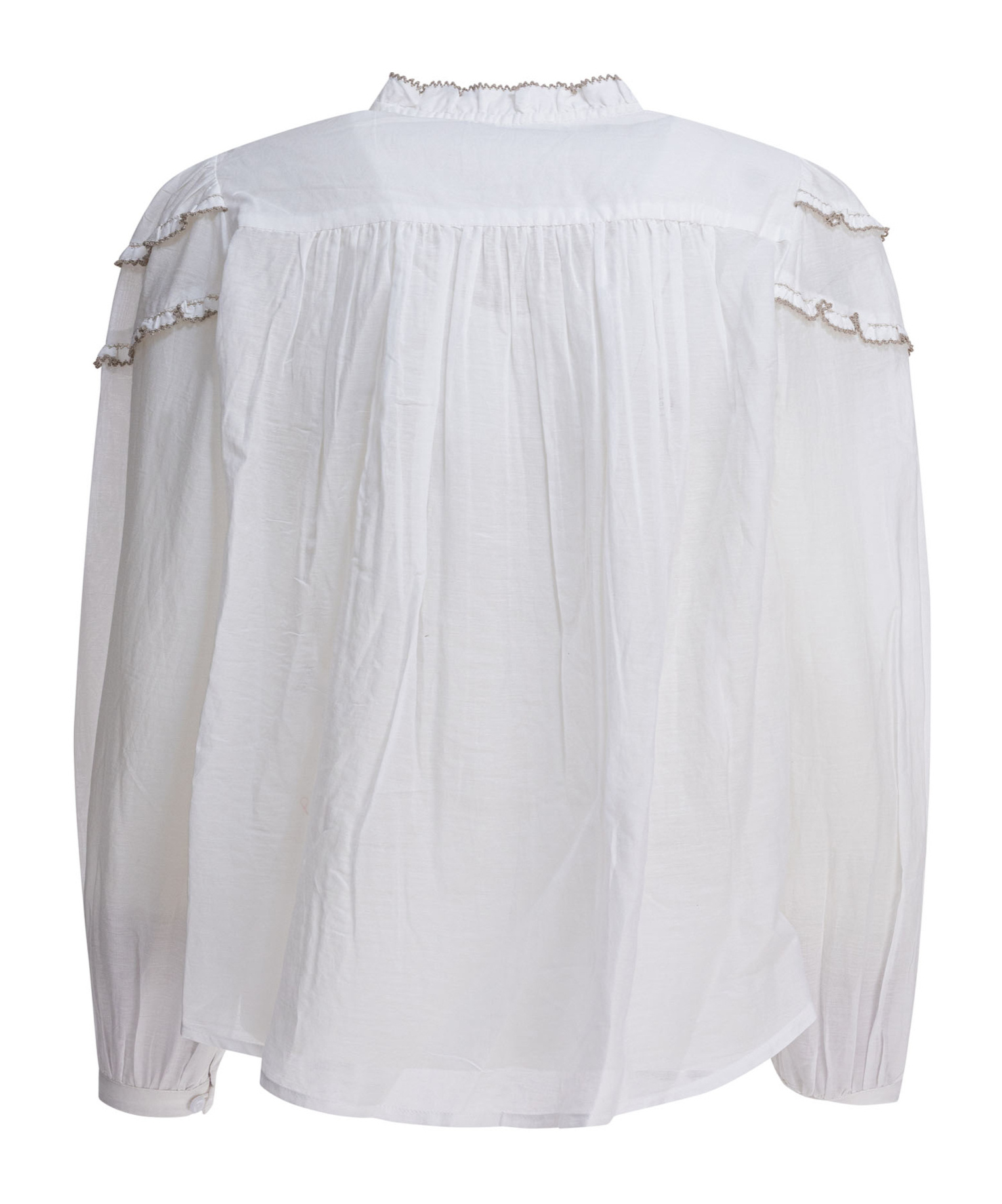 Isabel Marant Étoile Pleated Shirt In White