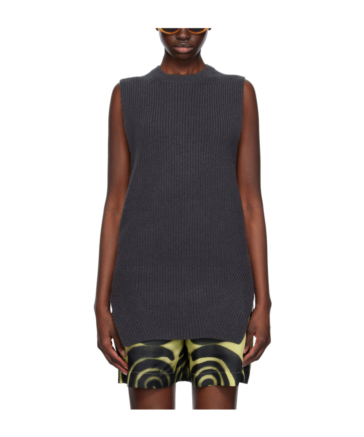 Nanushka Chunky-knit Wool Blend Jumper In Black