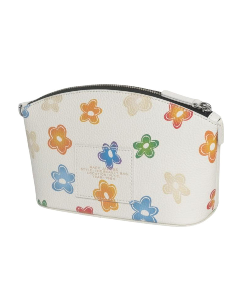 Marc Jacobs Floral Printed Toiletry Bag In White