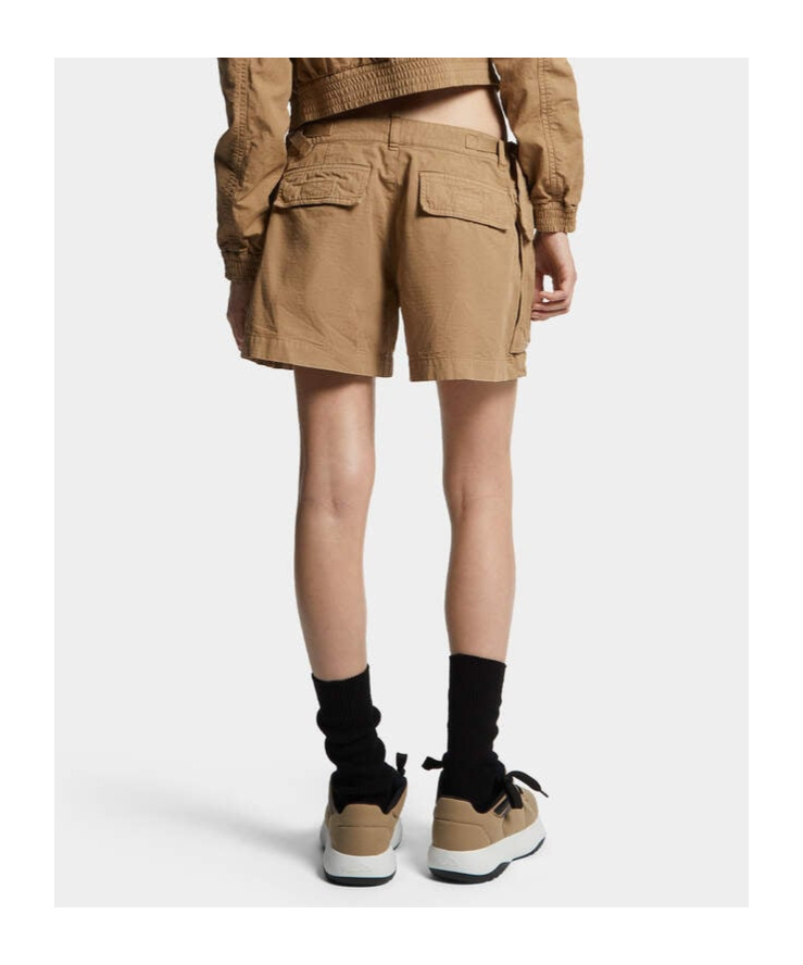 Dsquared2 Icon-print Cargo Shorts In Nude