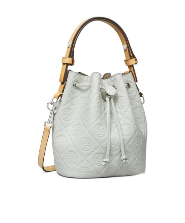 Tory Burch Mini T Monogram Bucket Bag