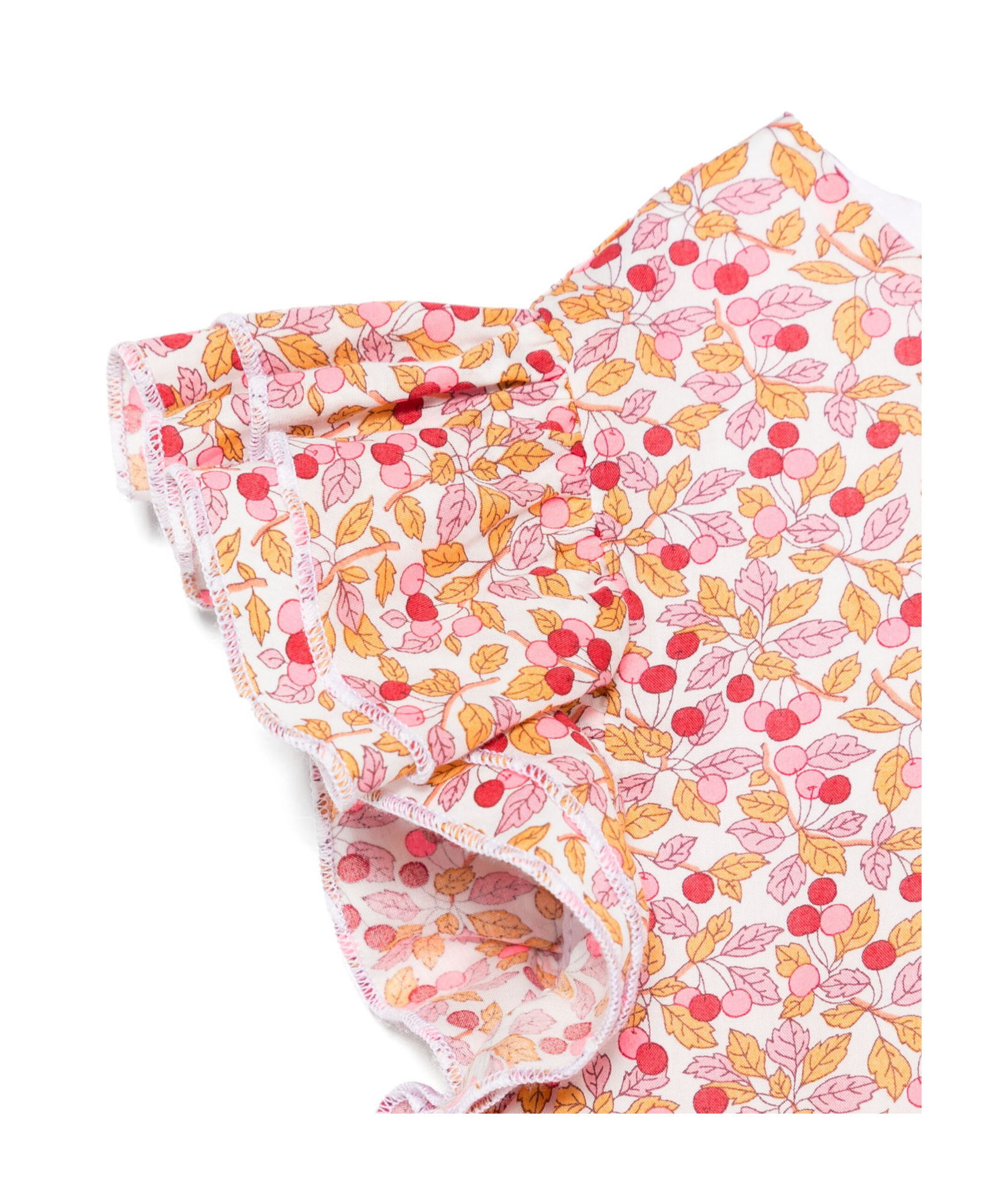 Il Gufo Floral-print Dress In Nude