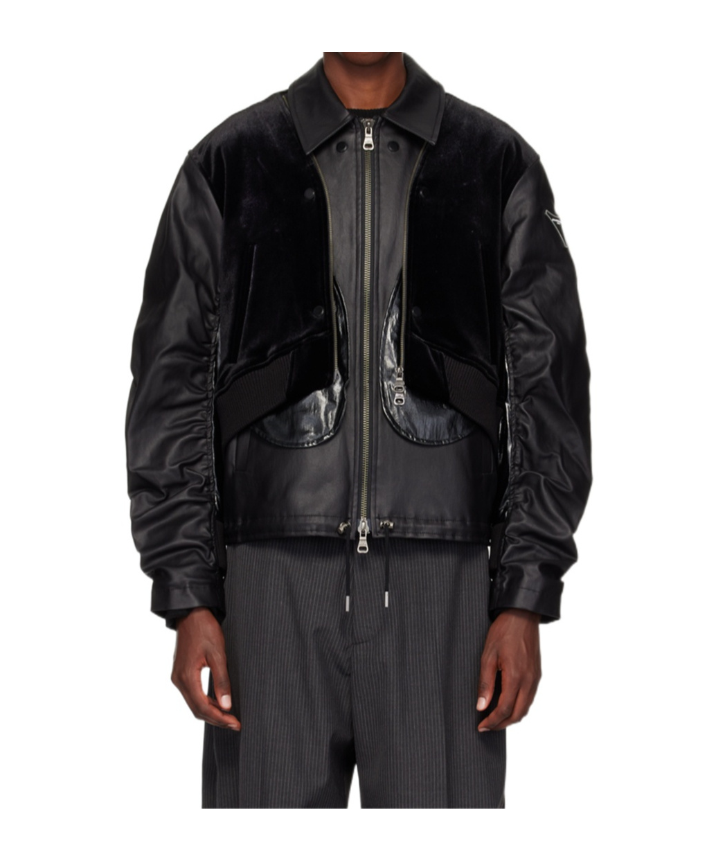 Andersson Bell Long-sleeved Casual Jacket In Black