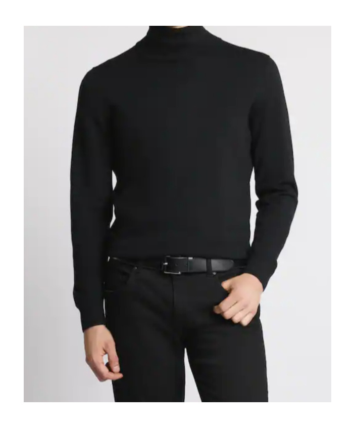 Fay Turtleneck Sweater In Black