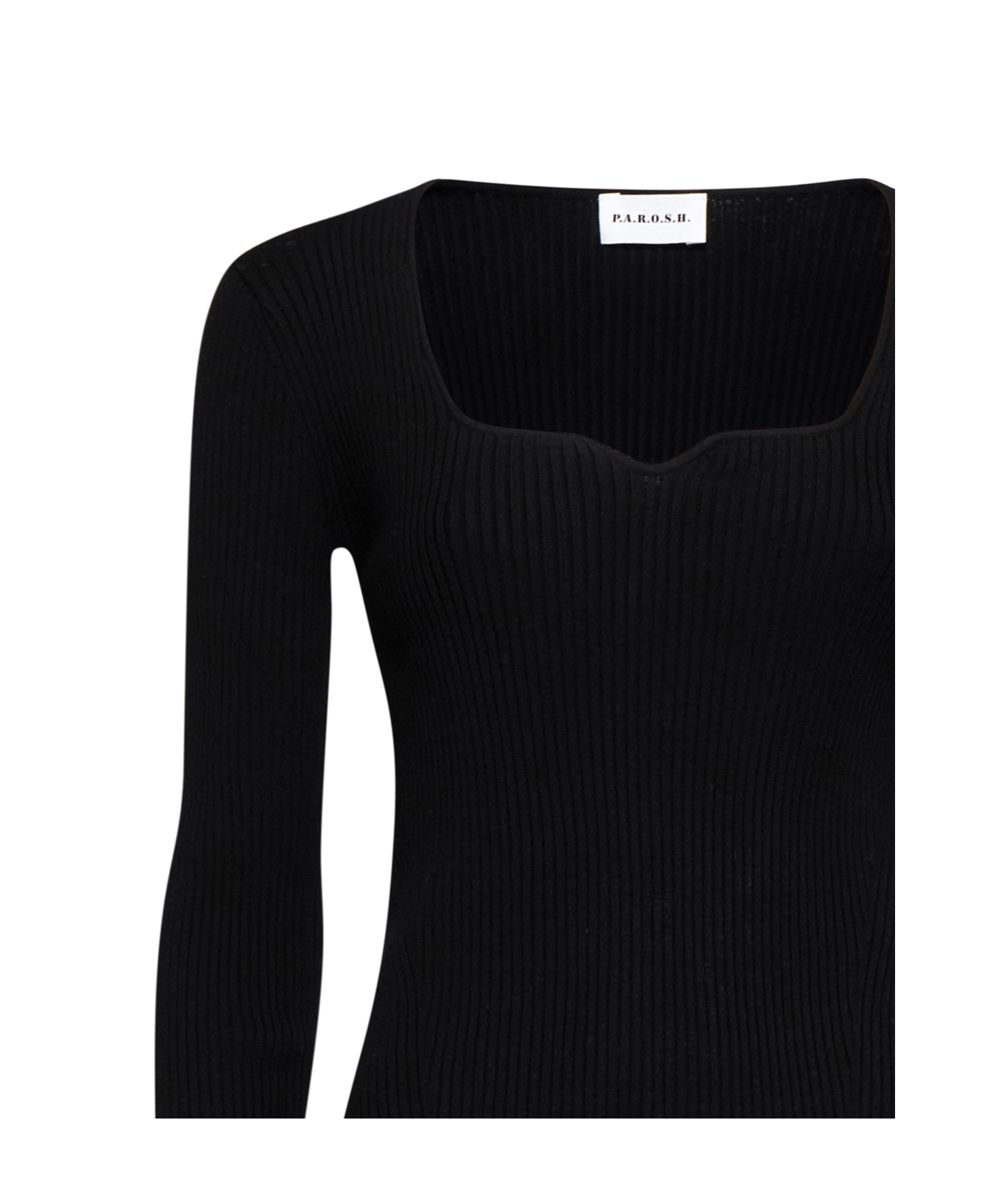 P.a.r.o.s.h P. A.r. O.s. H. Maglia In Lana Con Scollo A V In Black