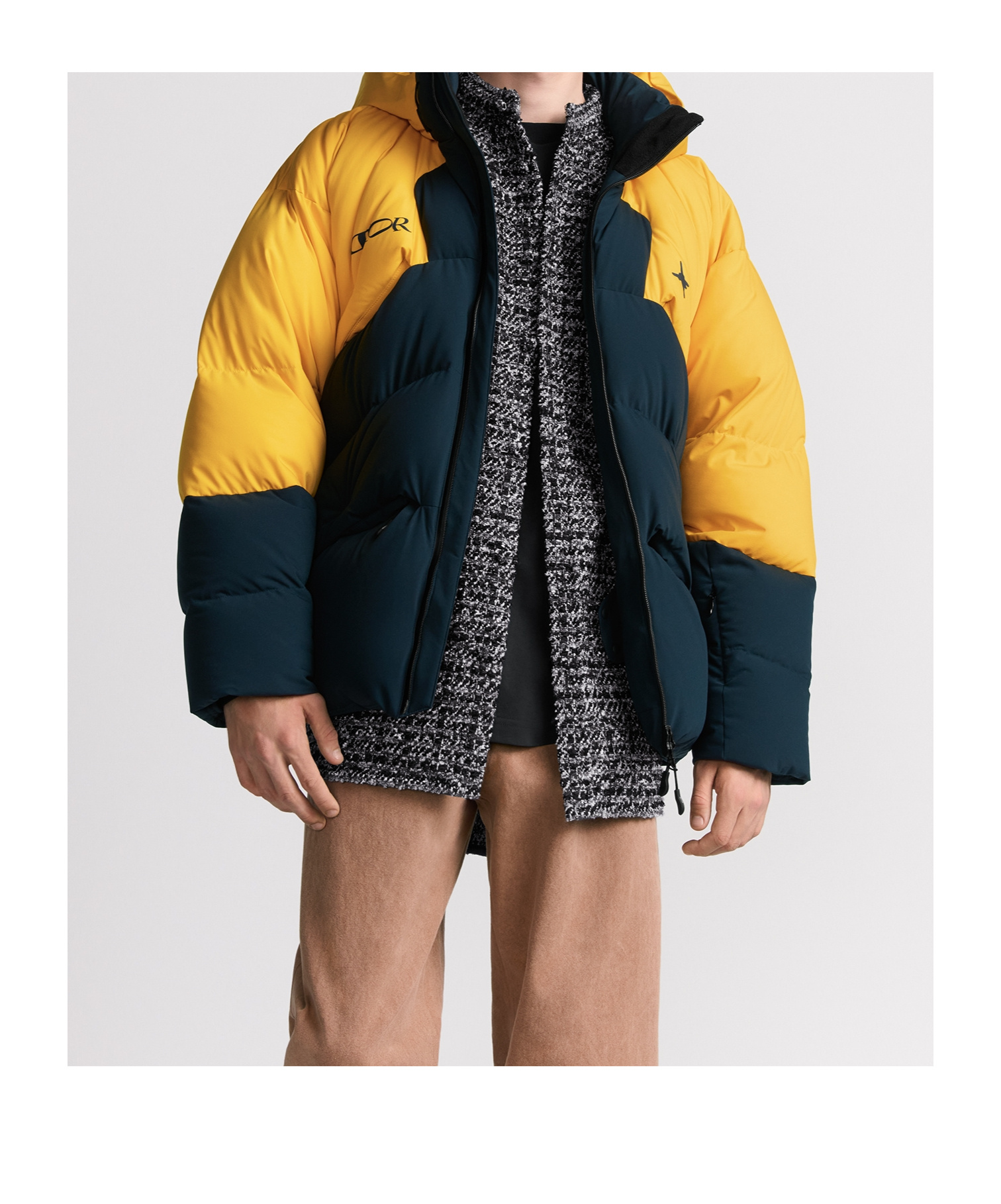 Dior Lewis Hamilton Down Ski Jacket In Blue