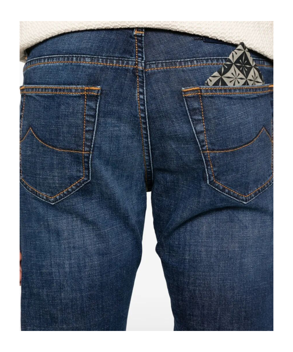 Jacob Cohen Nick 5-pocket Slim Fit Pants In Blue