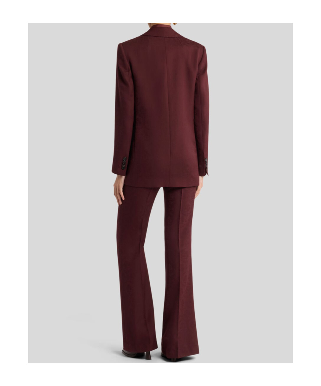 Etro Cool Wool Jacquard Jacket In Brown