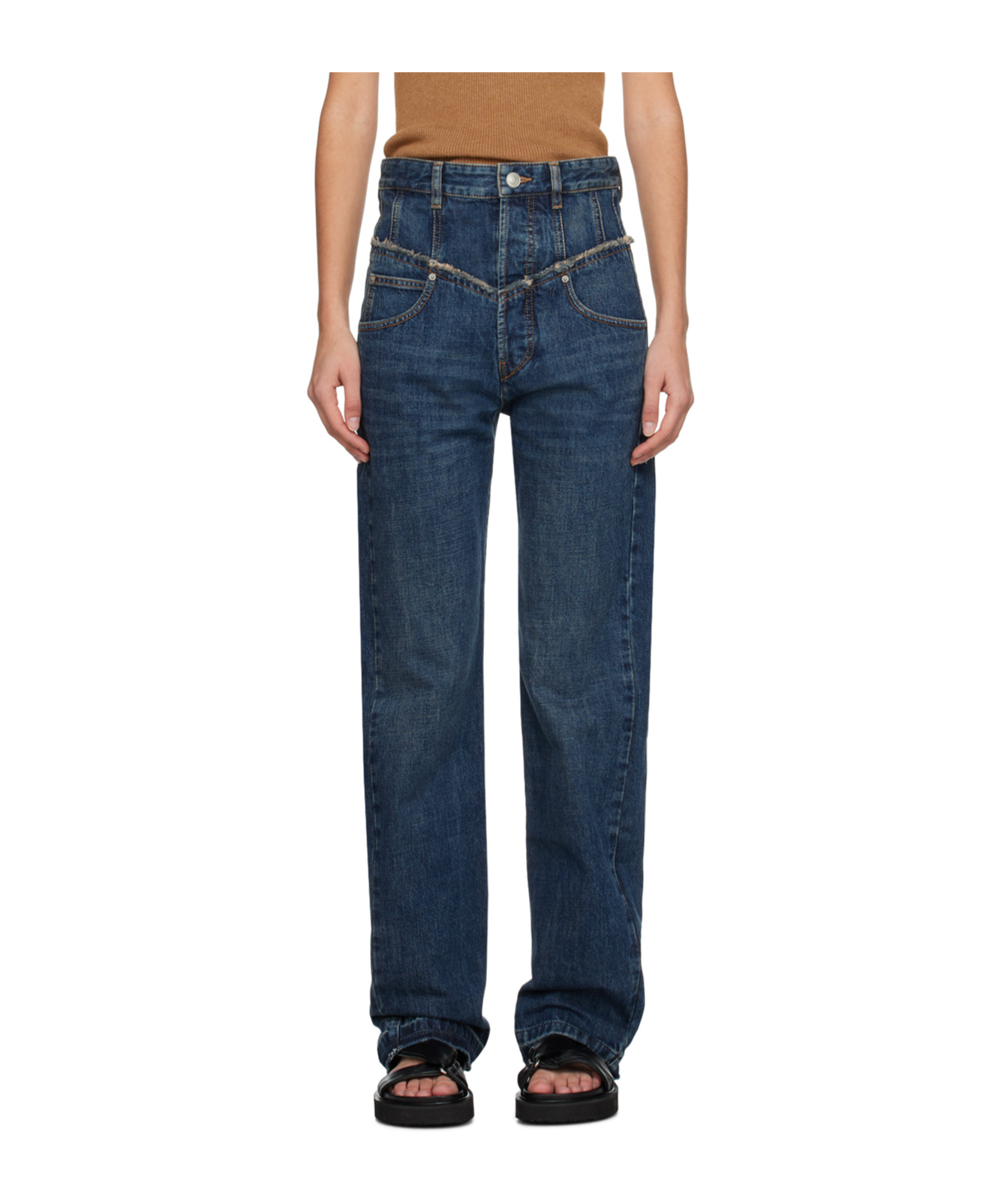 ISABEL MARANT NOEMI FLARED JEANS
