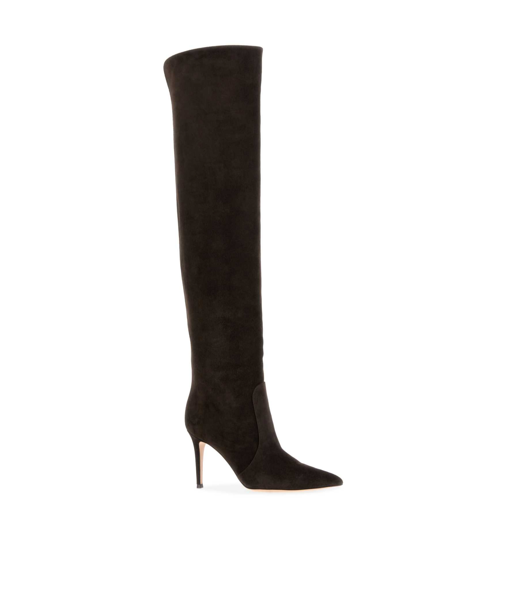 Gianvito Rossi 90mm Hansen Suede Boots In Multi
