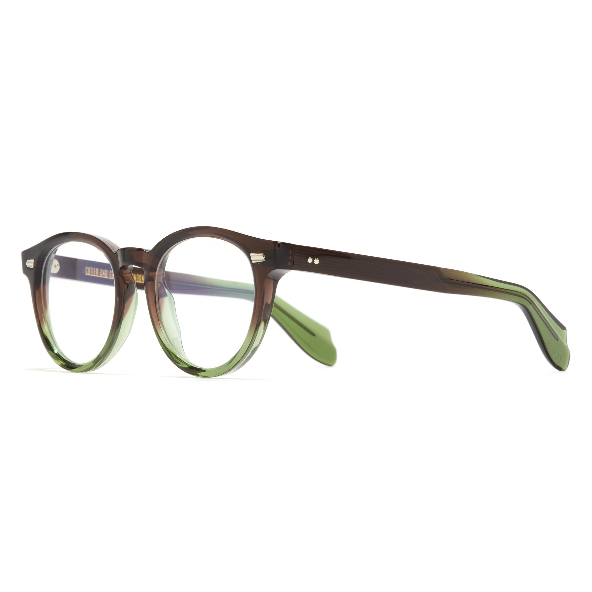 Cutler  Gross Round Flat Mirror In Brown