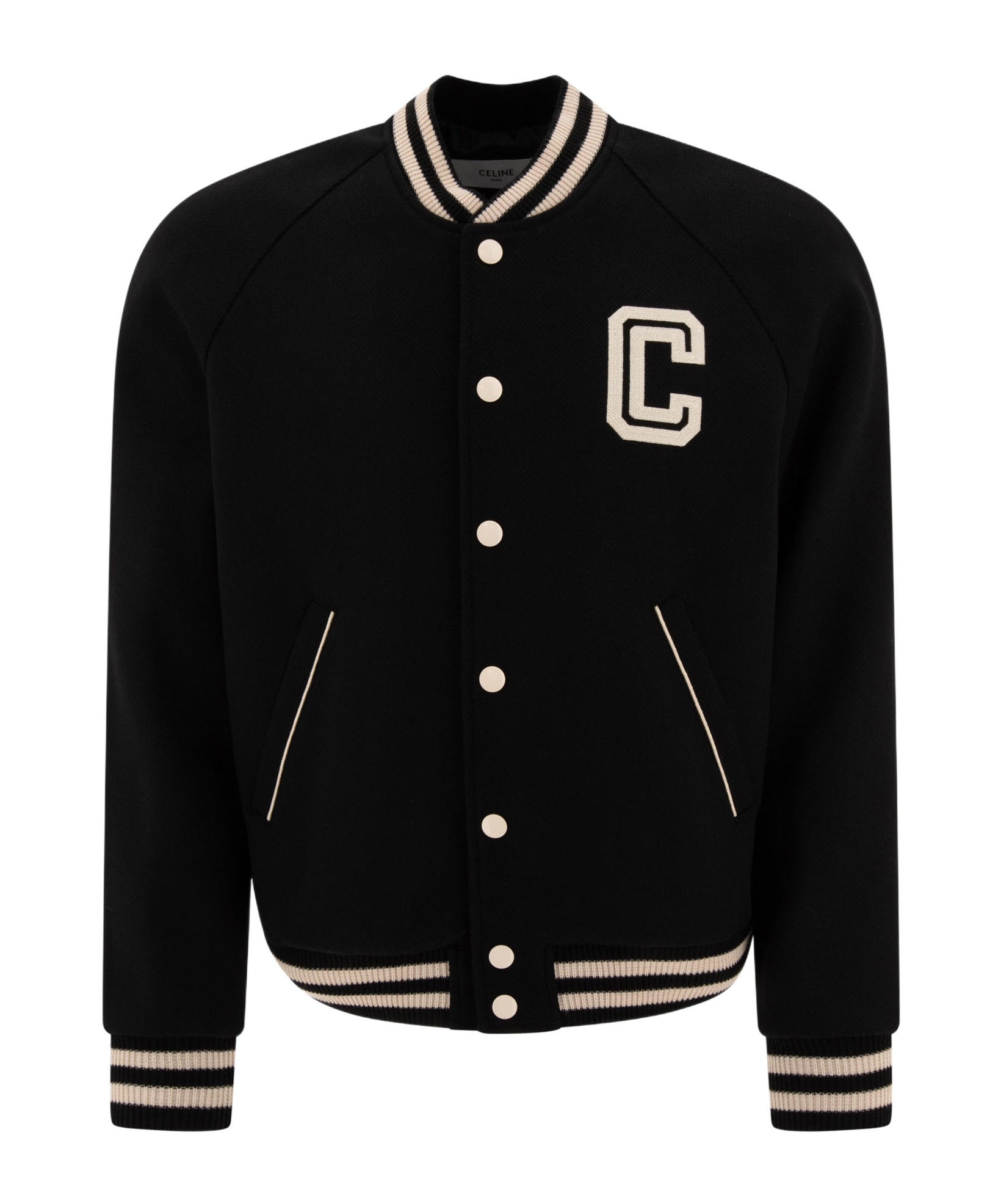 Celine Long-sleeved Casual Jacket In Black
