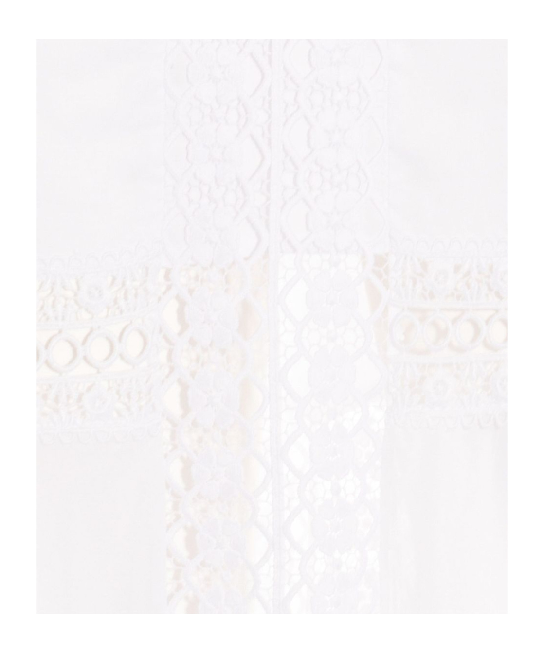 Shop Charo Ruiz Crochet-panelled Skirt