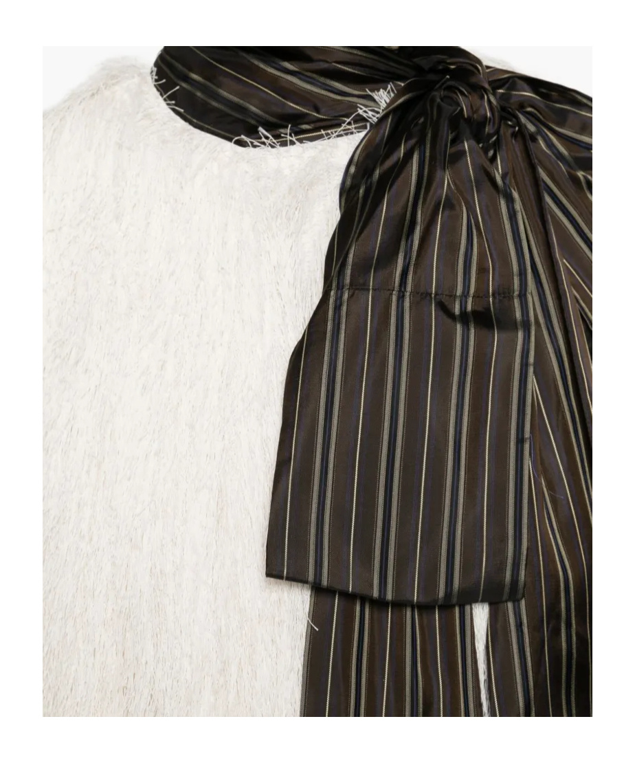 Dries Van Noten Asymmetrical Cover-up In White