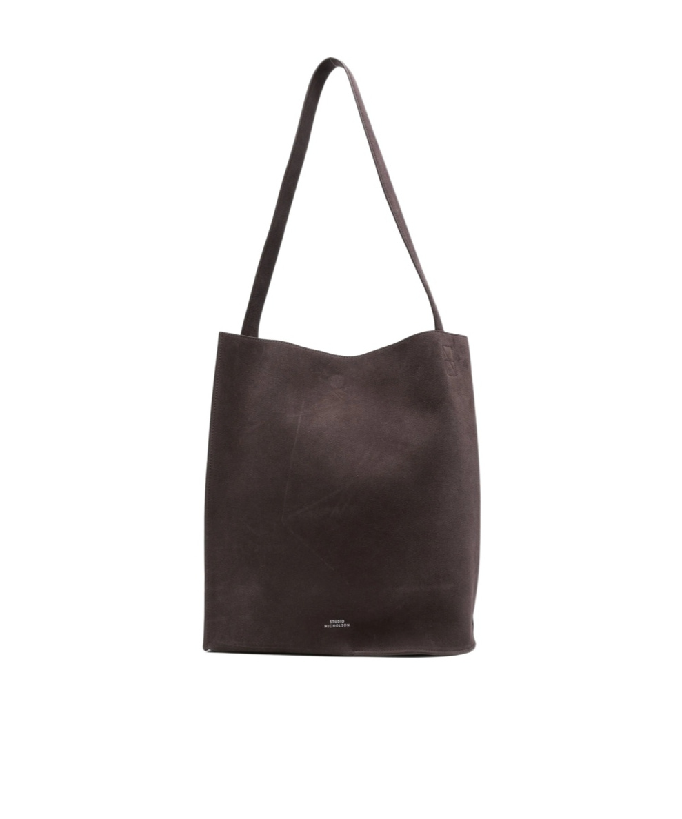Studio Nicholson Suede Handbag In Brown