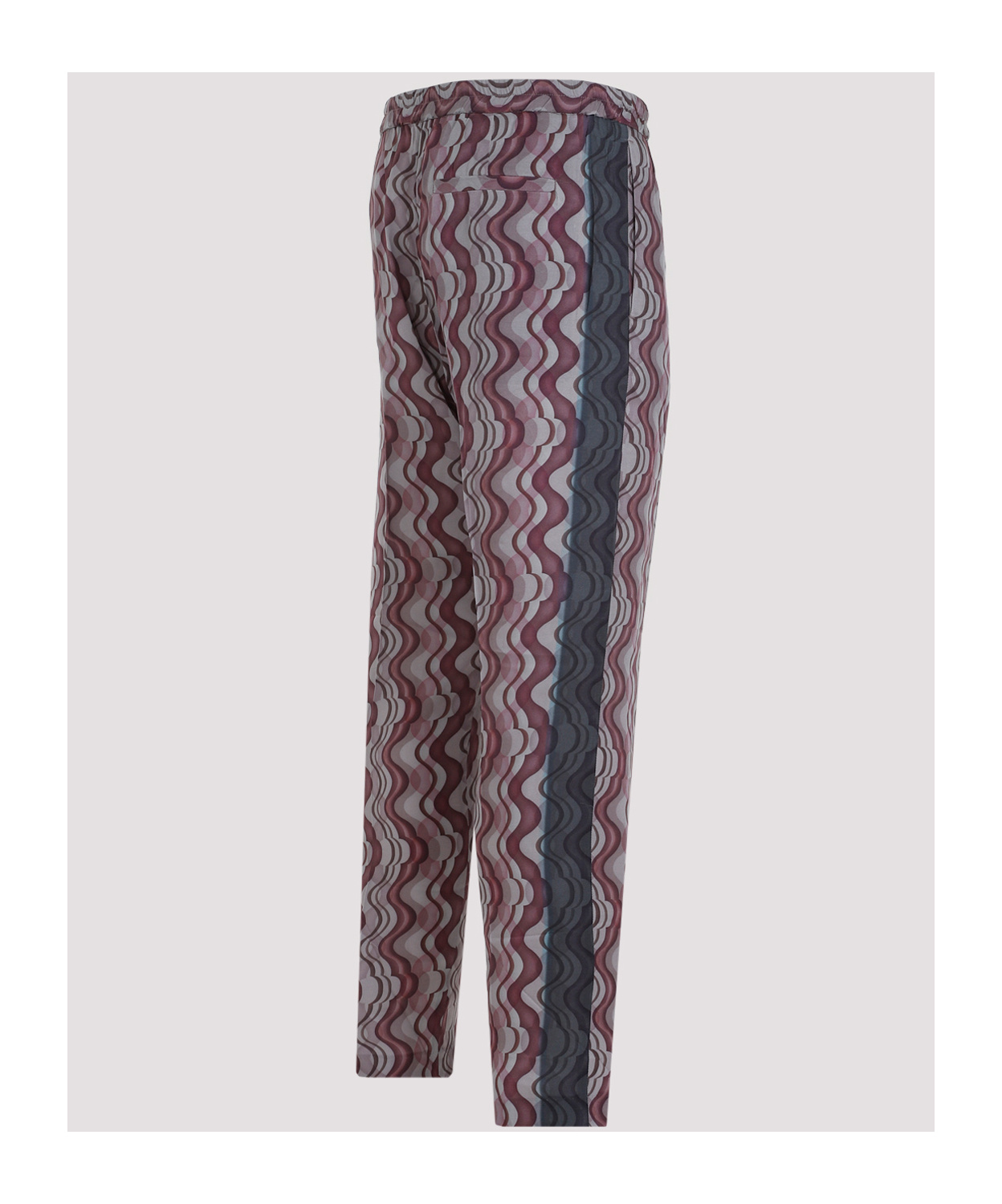 Dries Van Noten Parkino Patterned Pants In Gray