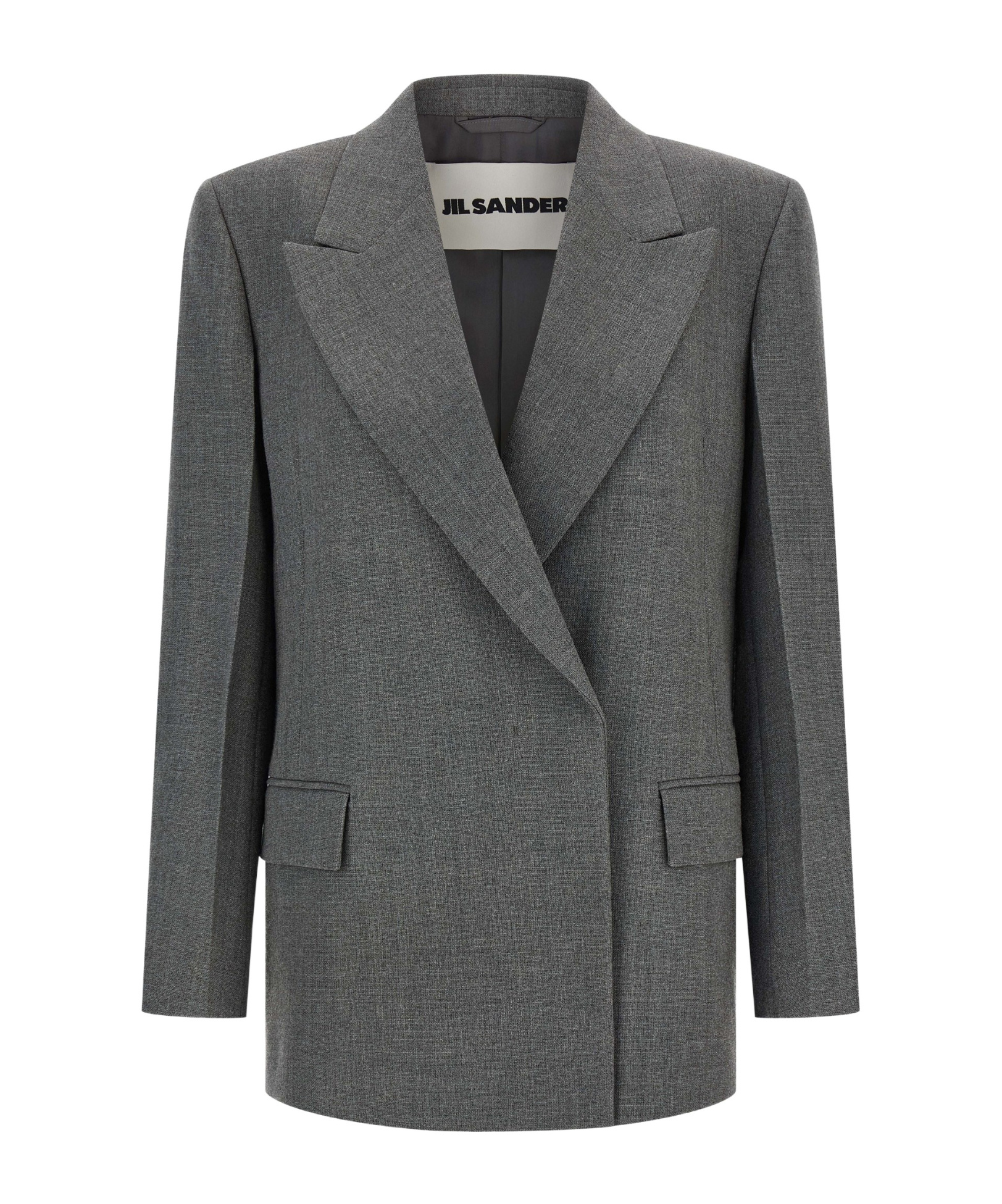 Jil Sander Wool Blazer Blazers Gray In Gray