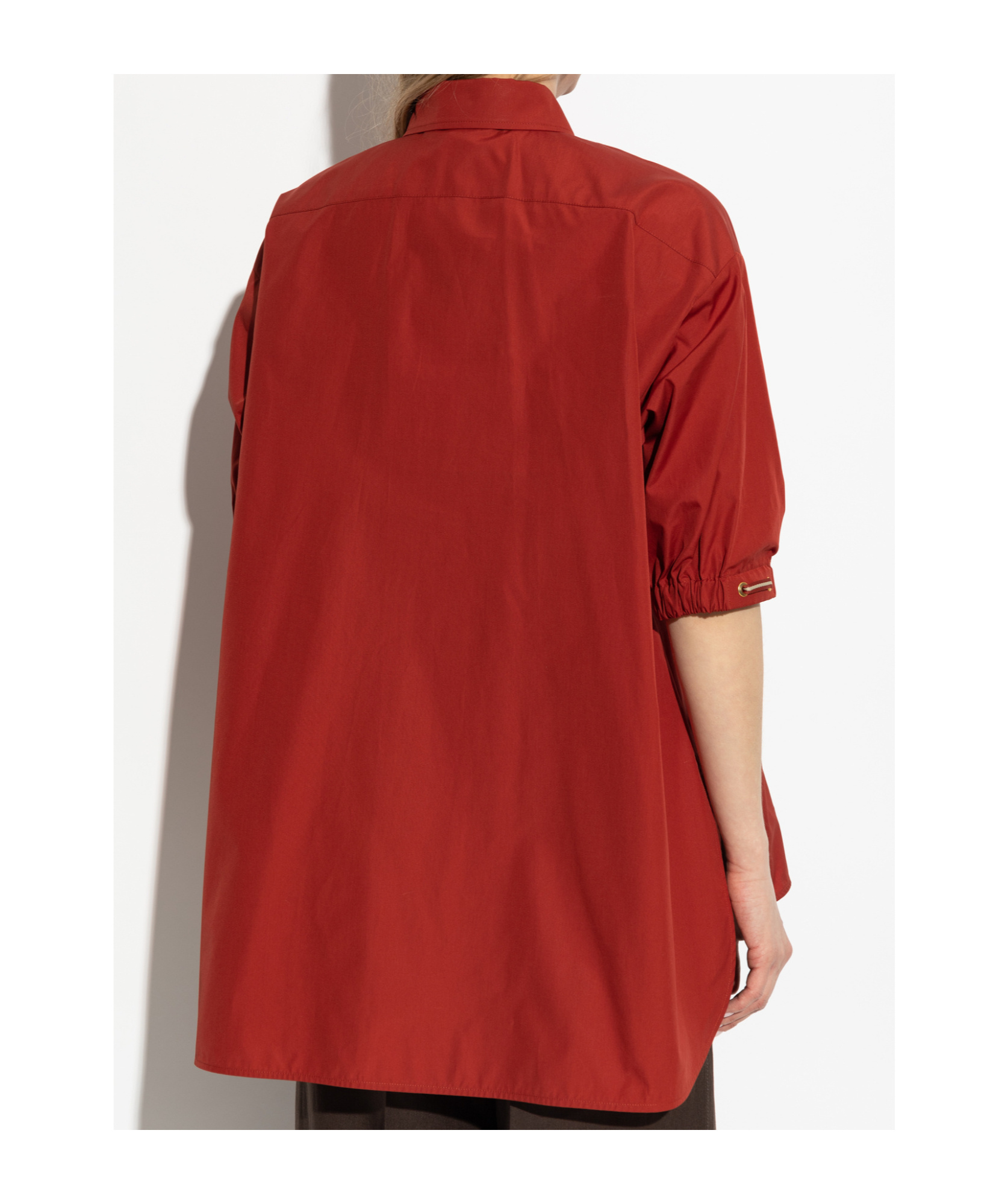 MAX MARA LAPEL SHORT-SLEEVED SHIRT