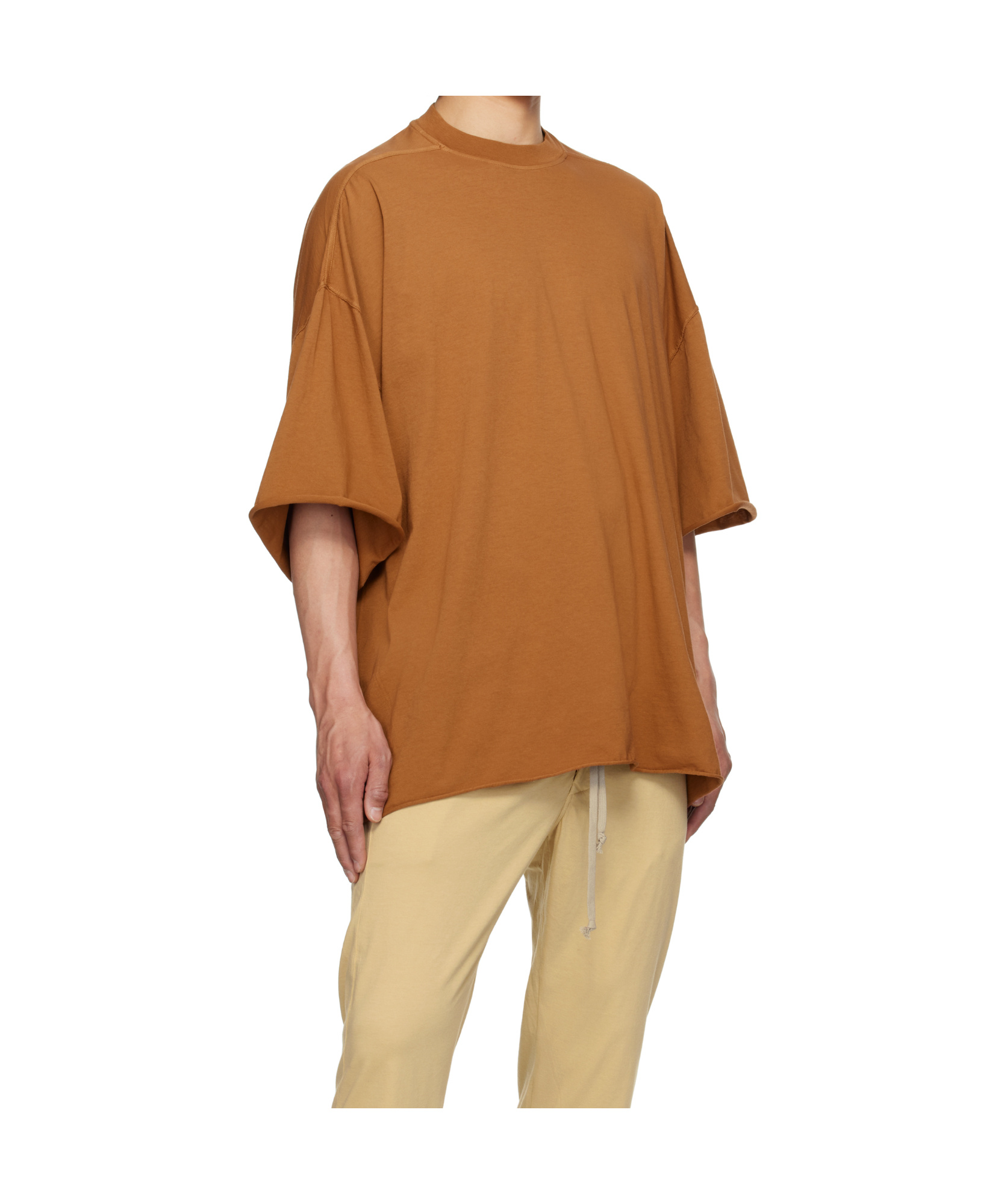 Shop Rick Owens Drkshdw Hollywood Tommy T-shirt In Brown