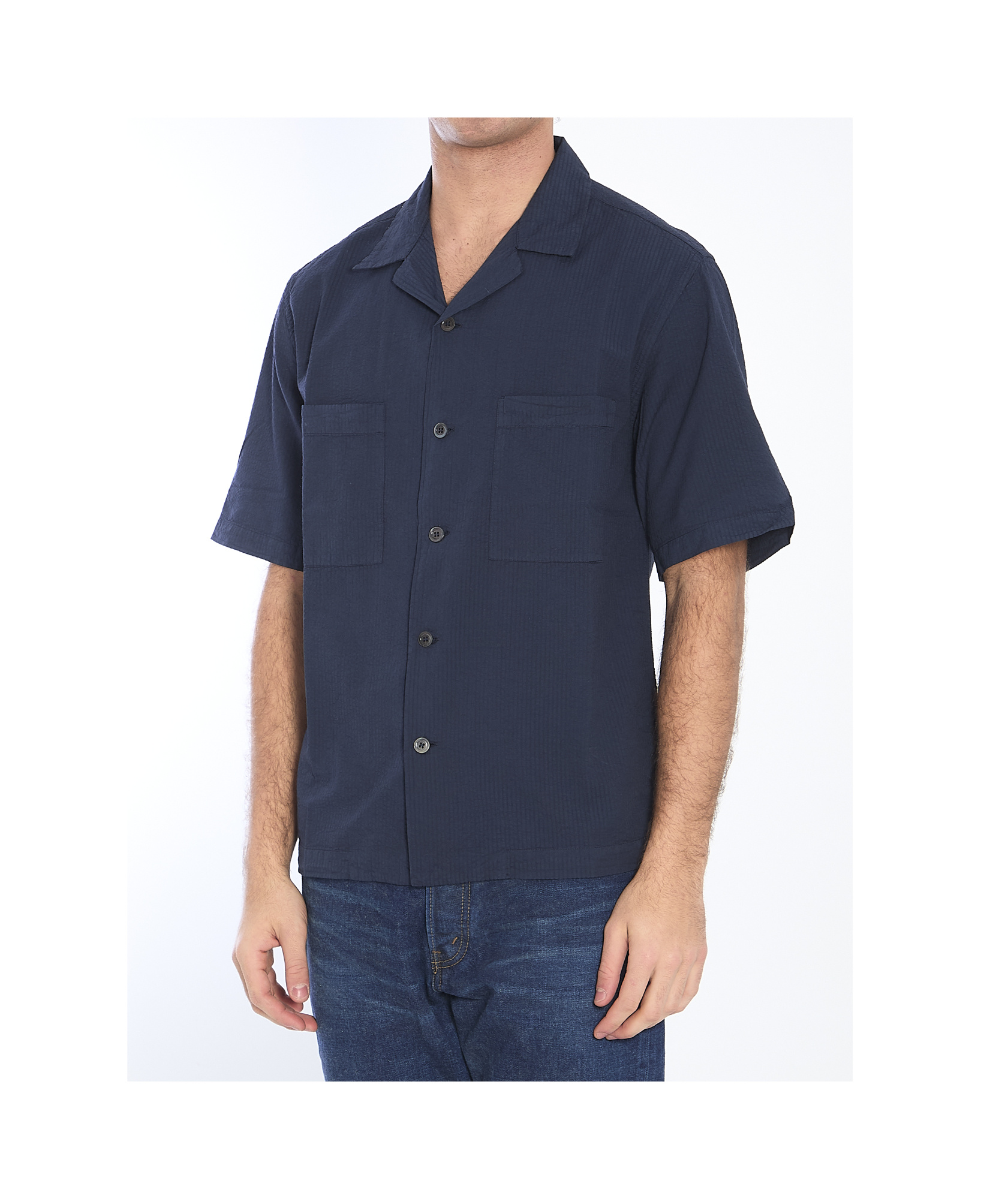 Barena Venezia Cotton Shirt In Blue