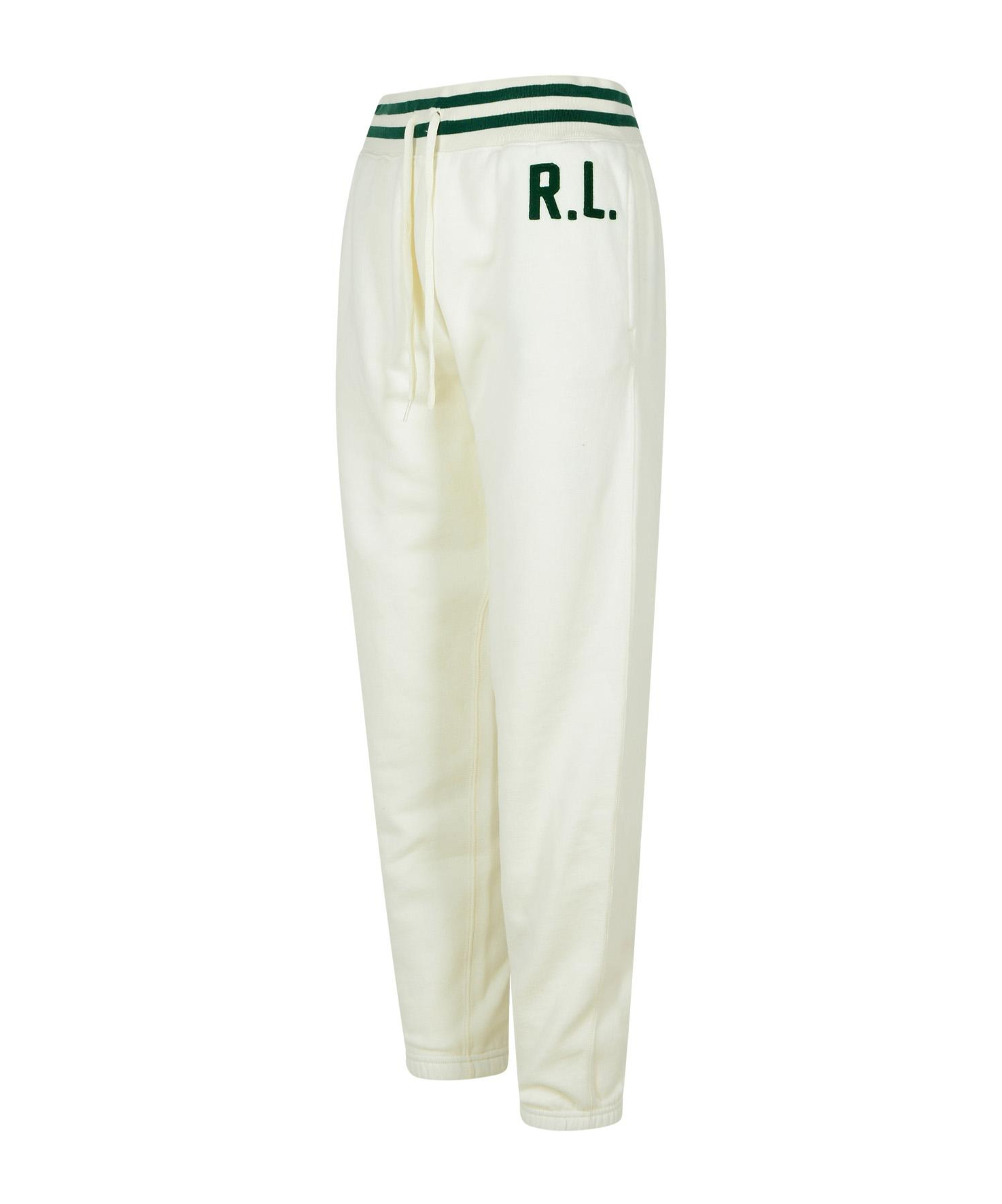 Polo Ralph Lauren Appliquéd Printed Cotton-blend Jersey Track Pants In White