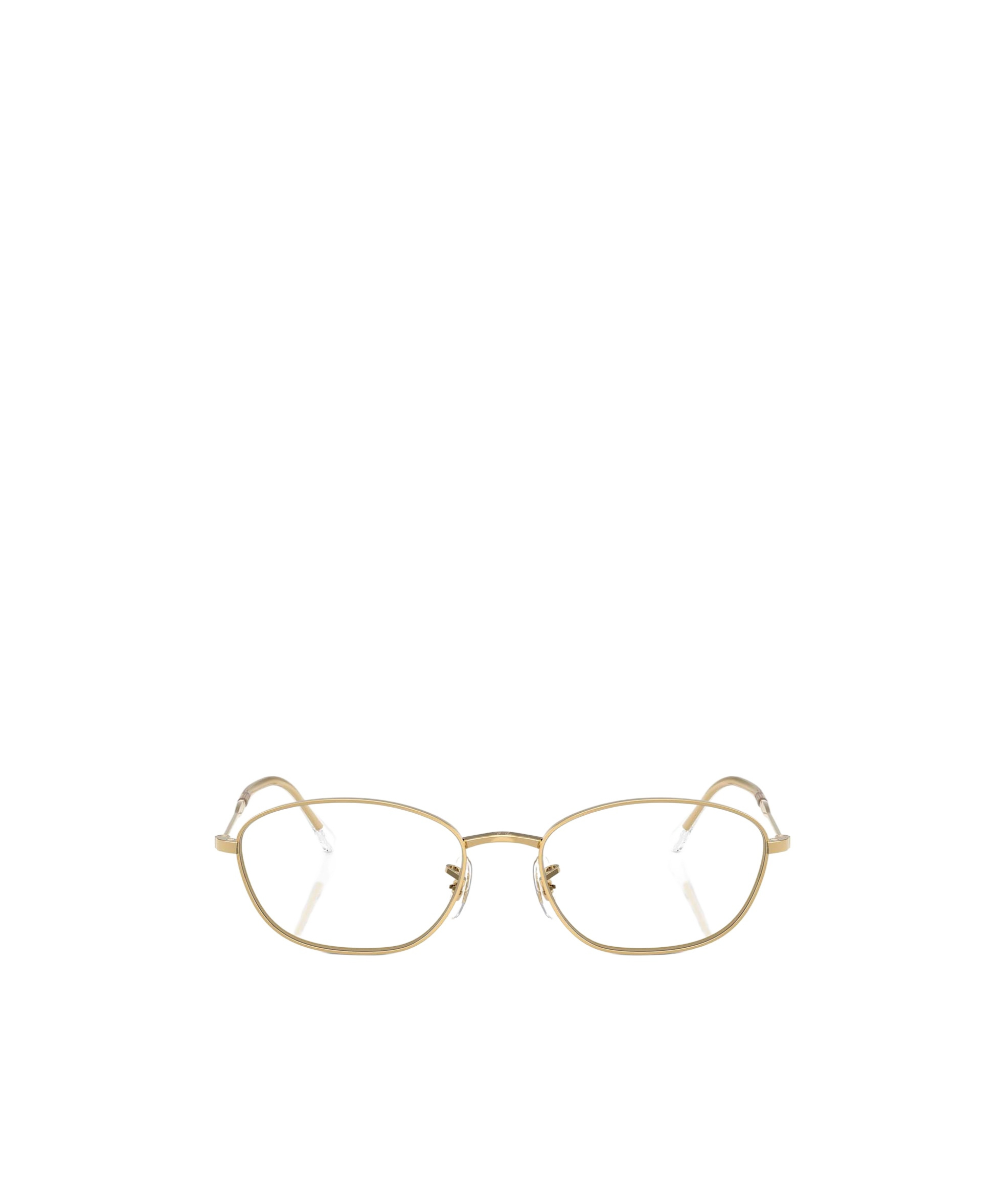 Ray Ban Geometrically Framed Flat Mirror In Gold