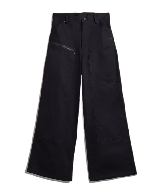 Y-3 Ut Twill Pants In Black