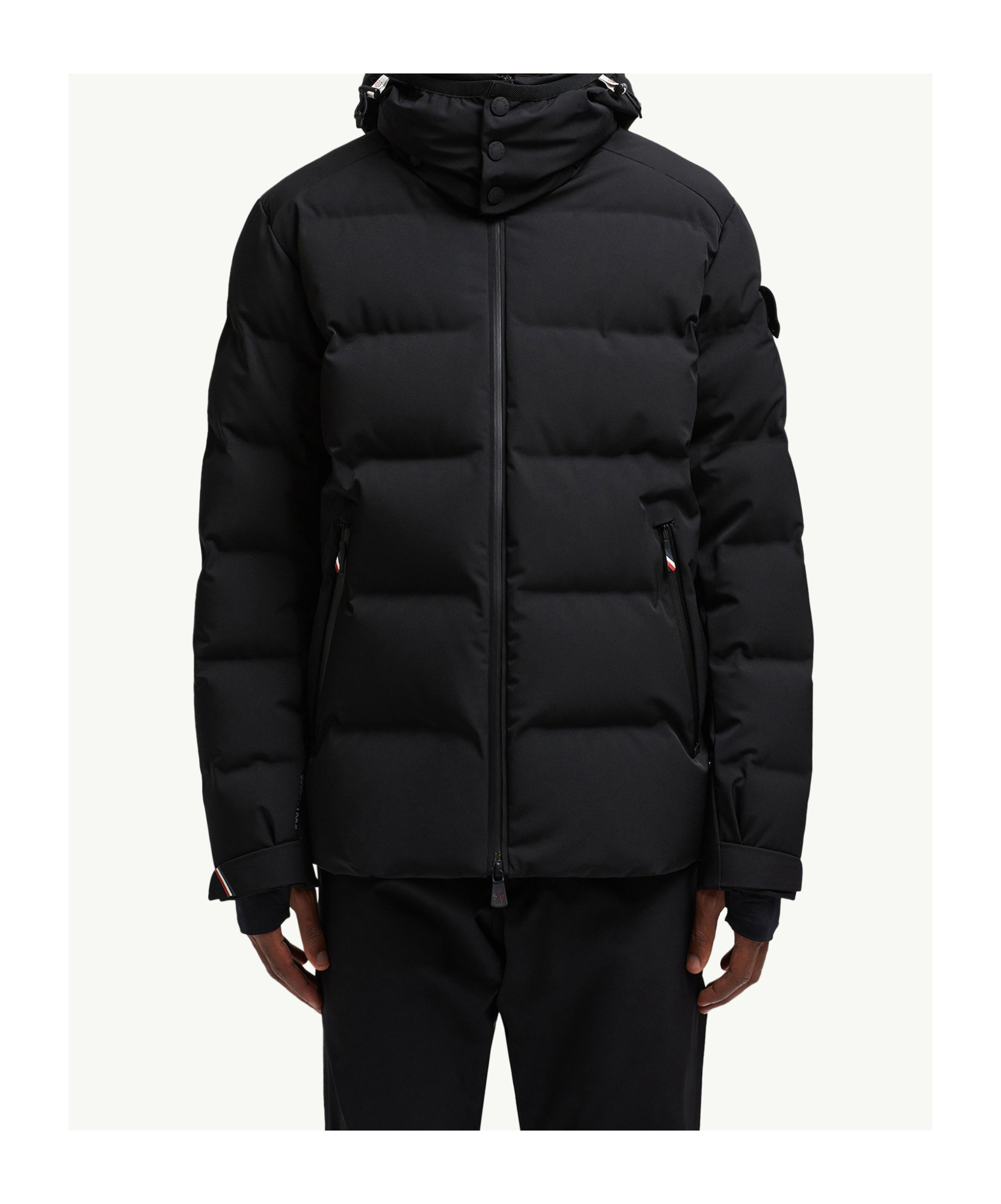Moncler Montgetech Ski Down Jacket With Hood In Black