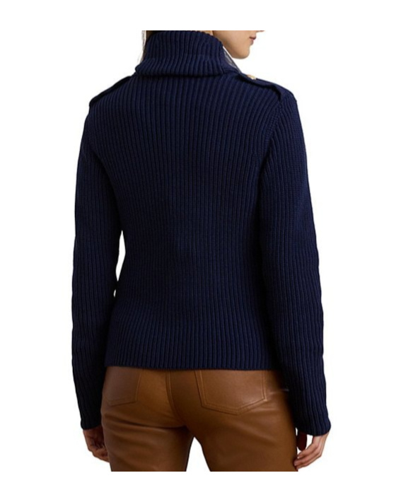 Polo Ralph Lauren Double-breasted Casual Jacket In Black